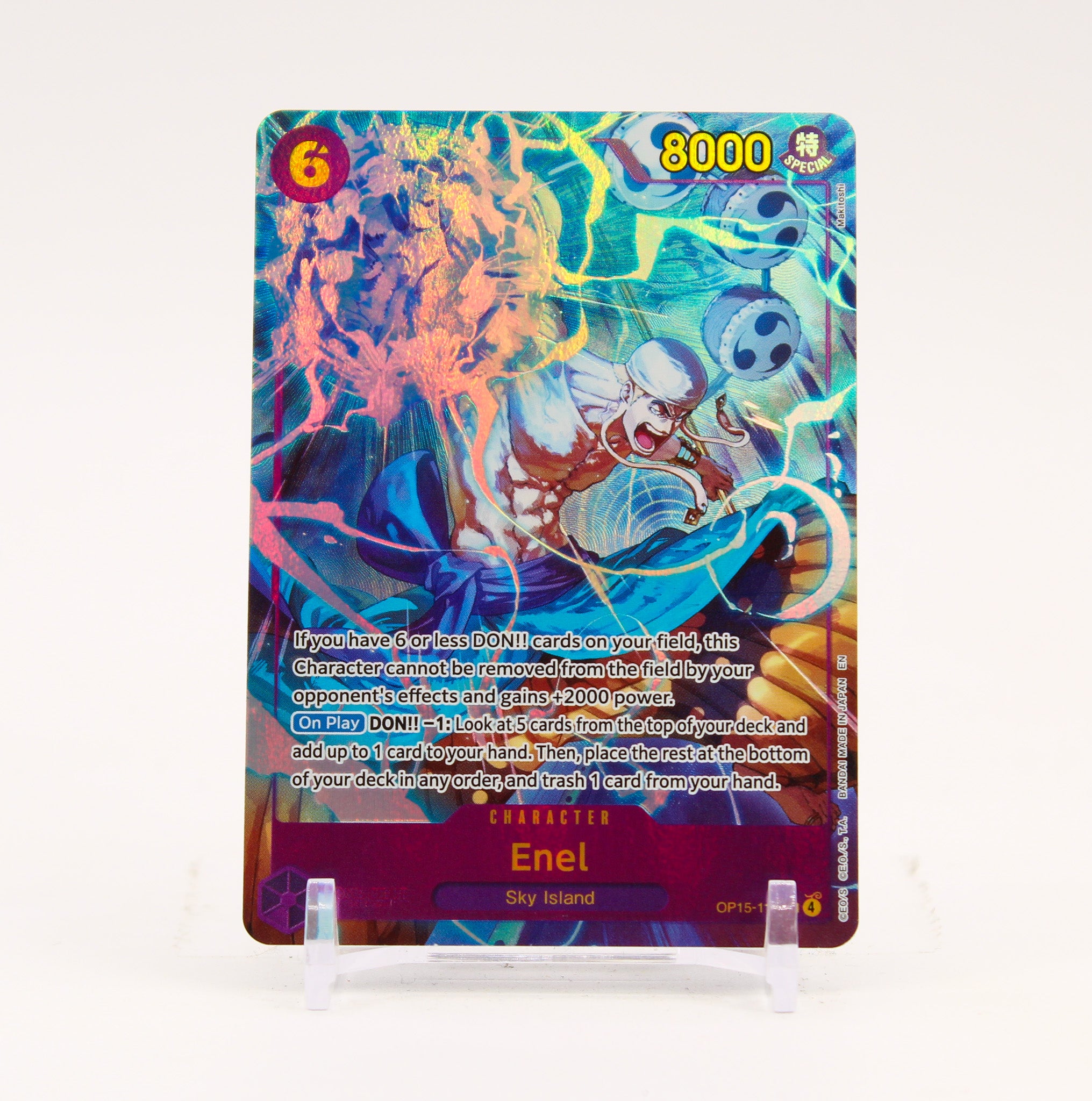 Enel Alternate Art - OP15-118 Adventure on Kami's Island SEC One Piece - NM