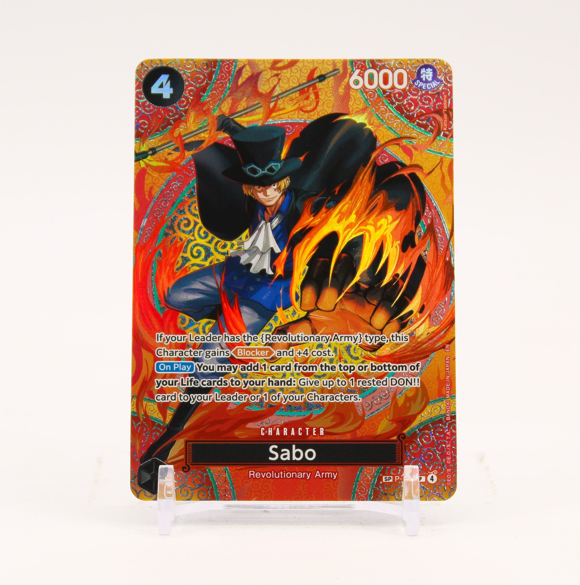 Sabo SP - P-105 Adventure on Kami's Island Promo One Piece - NM/MINT