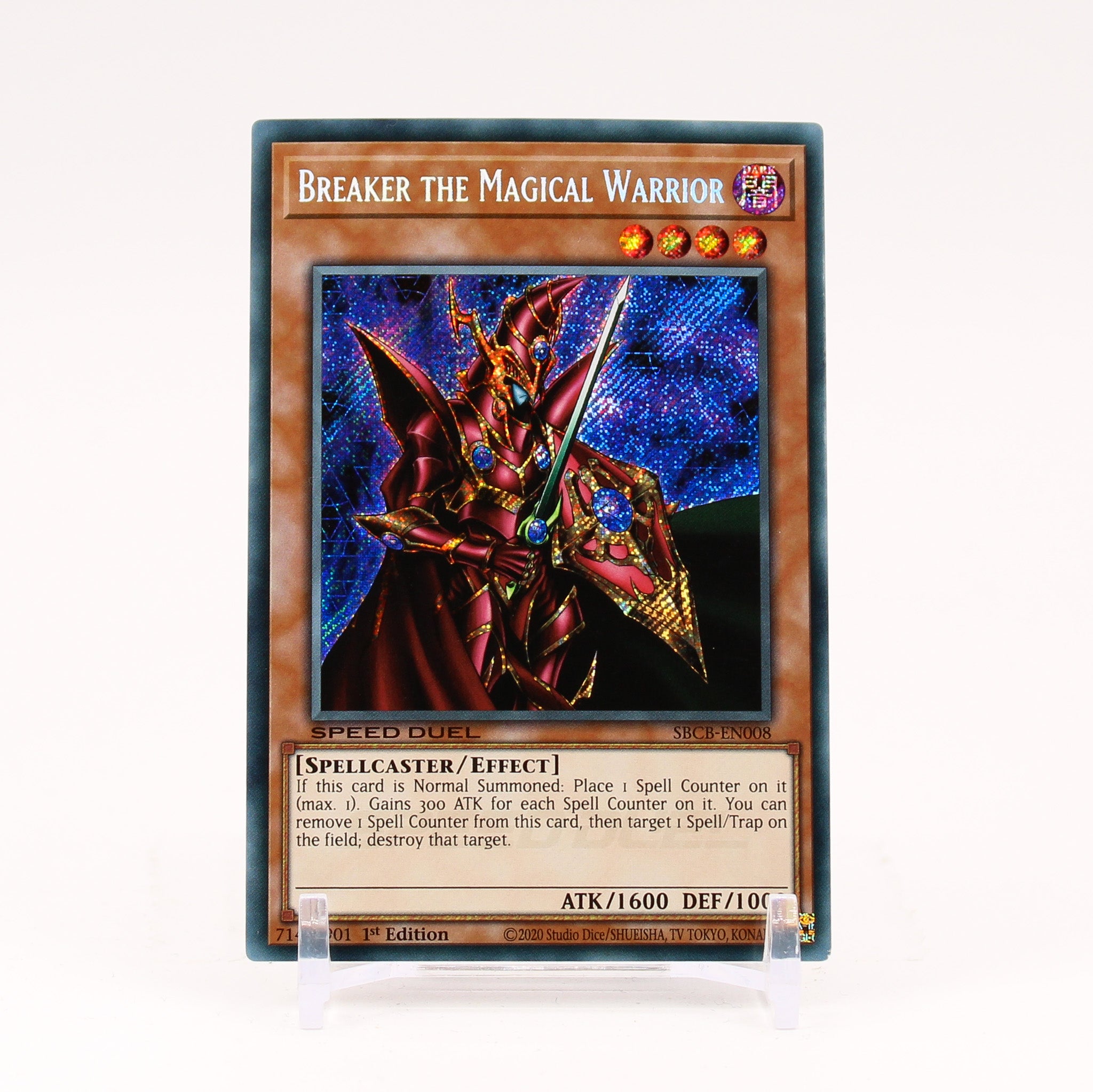 Breaker the Magical Warrior (Secret) SBCB-EN008 Yugioh - NM
