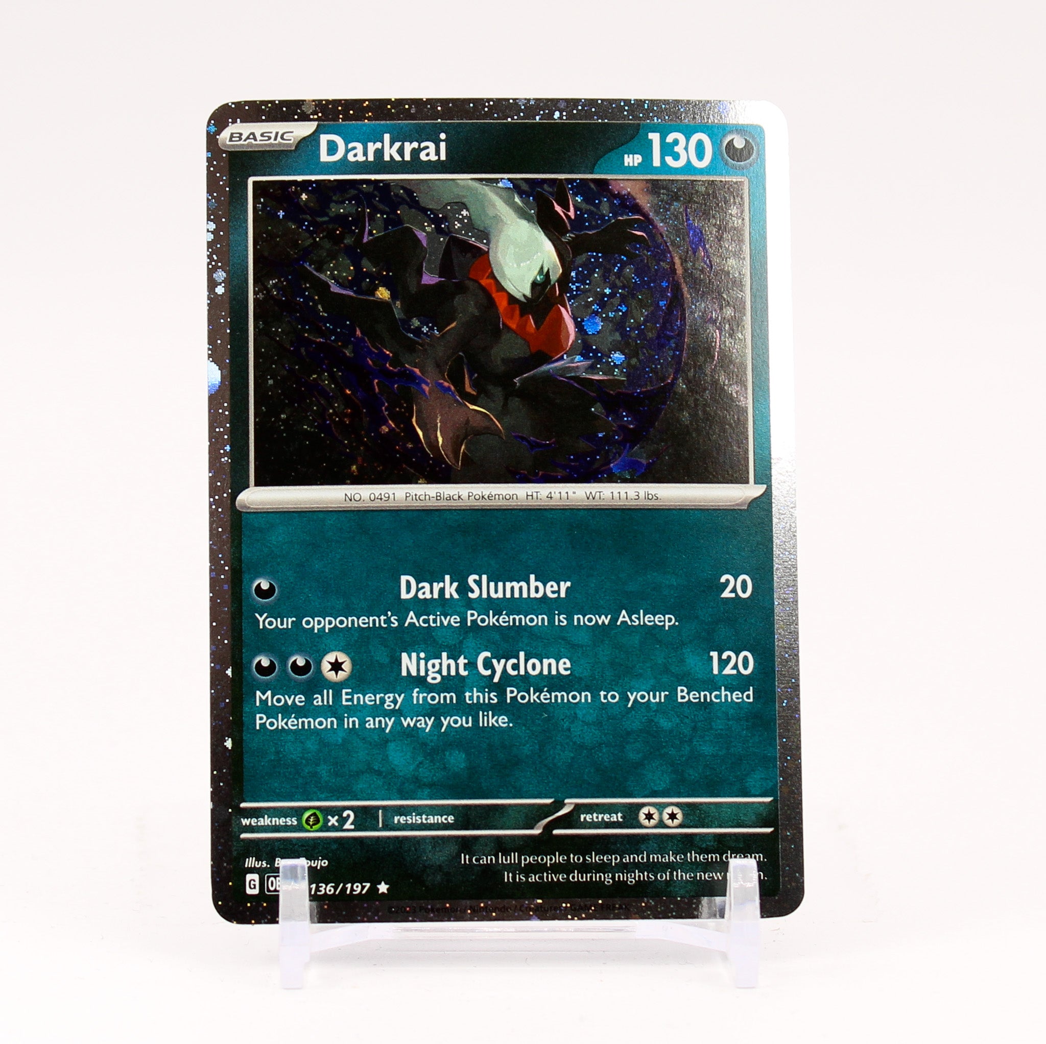 Darkrai - 136/197 Cosmos Holo PROMO Pokemon - NM/MINT