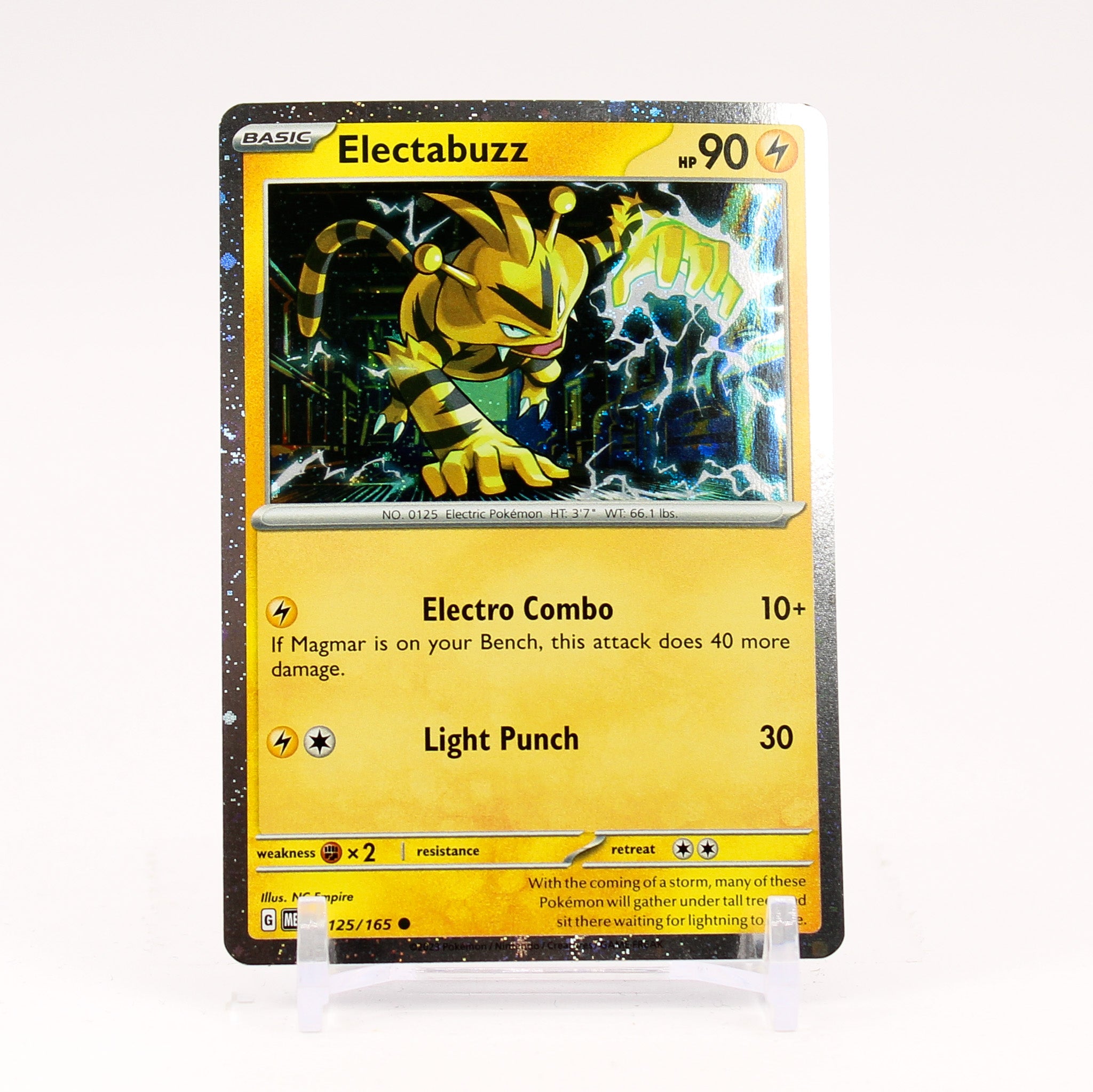 Electabuzz - 125/165 Cosmos Holo PROMO Pokemon - NM/MINT