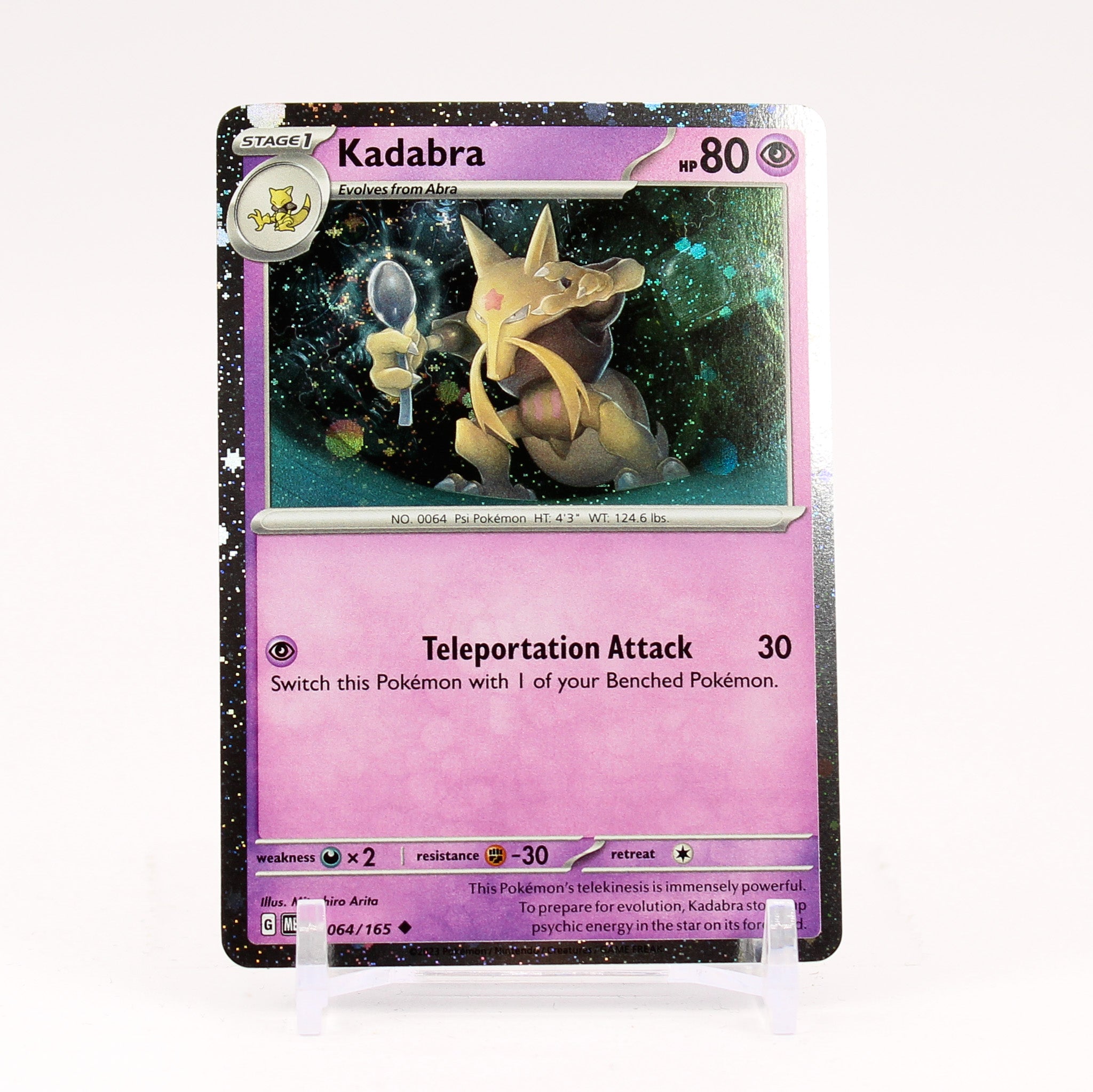 Kadabra - 064/165 Cosmos Holo PROMO Pokemon - NM/MINT