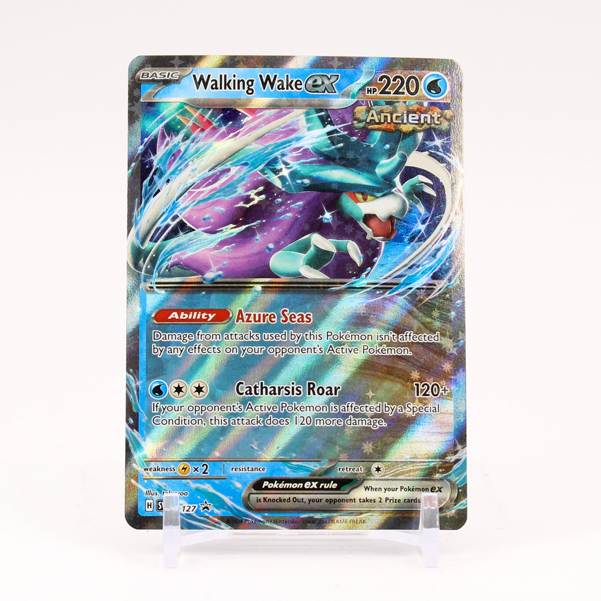 Walking Wake ex - SVP127 Black Star Promo Pokemon - NM/MINT