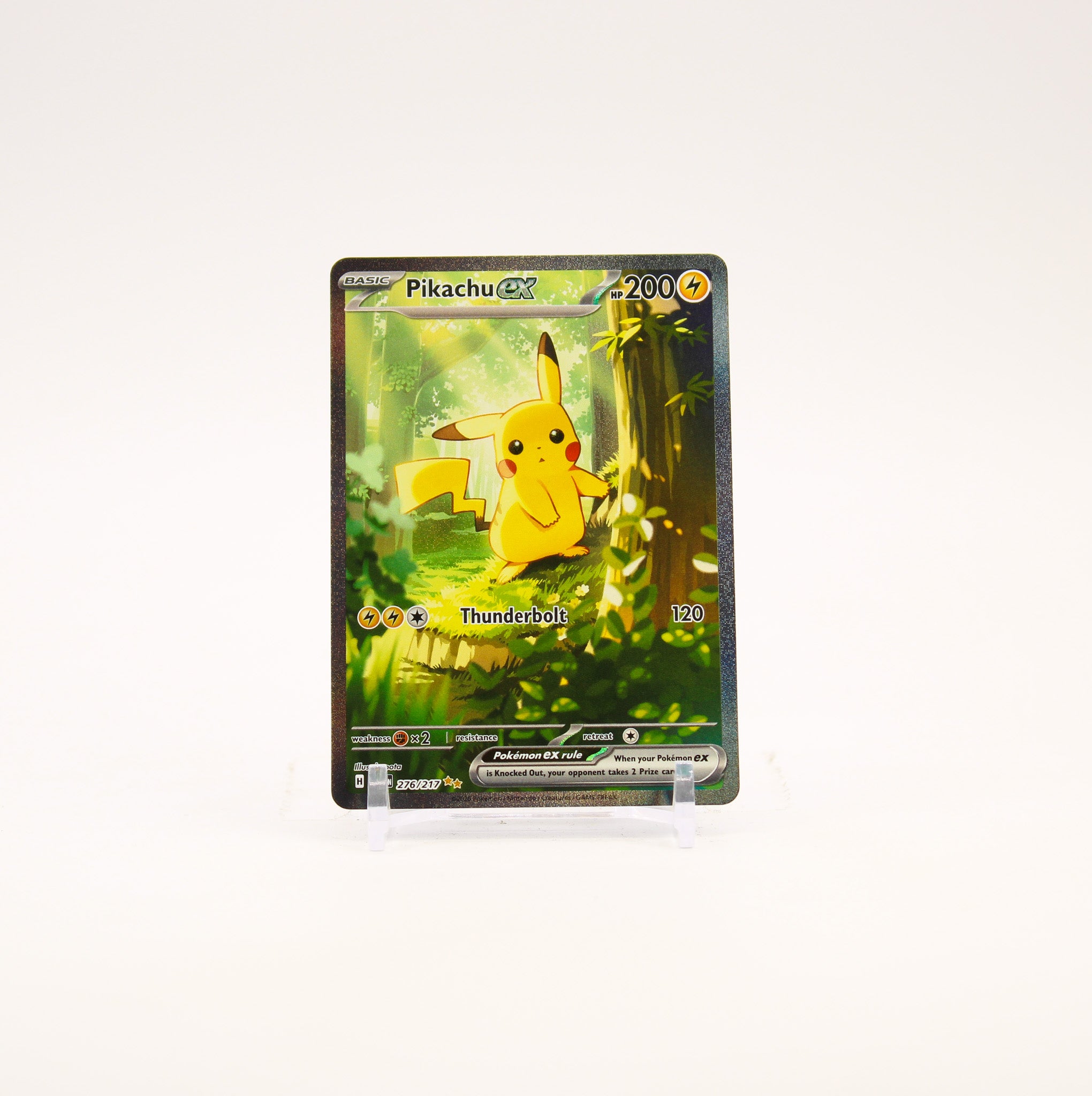 Pikachu ex - 276/217 Ascended Heroes Special Illustration Pokemon - MINT