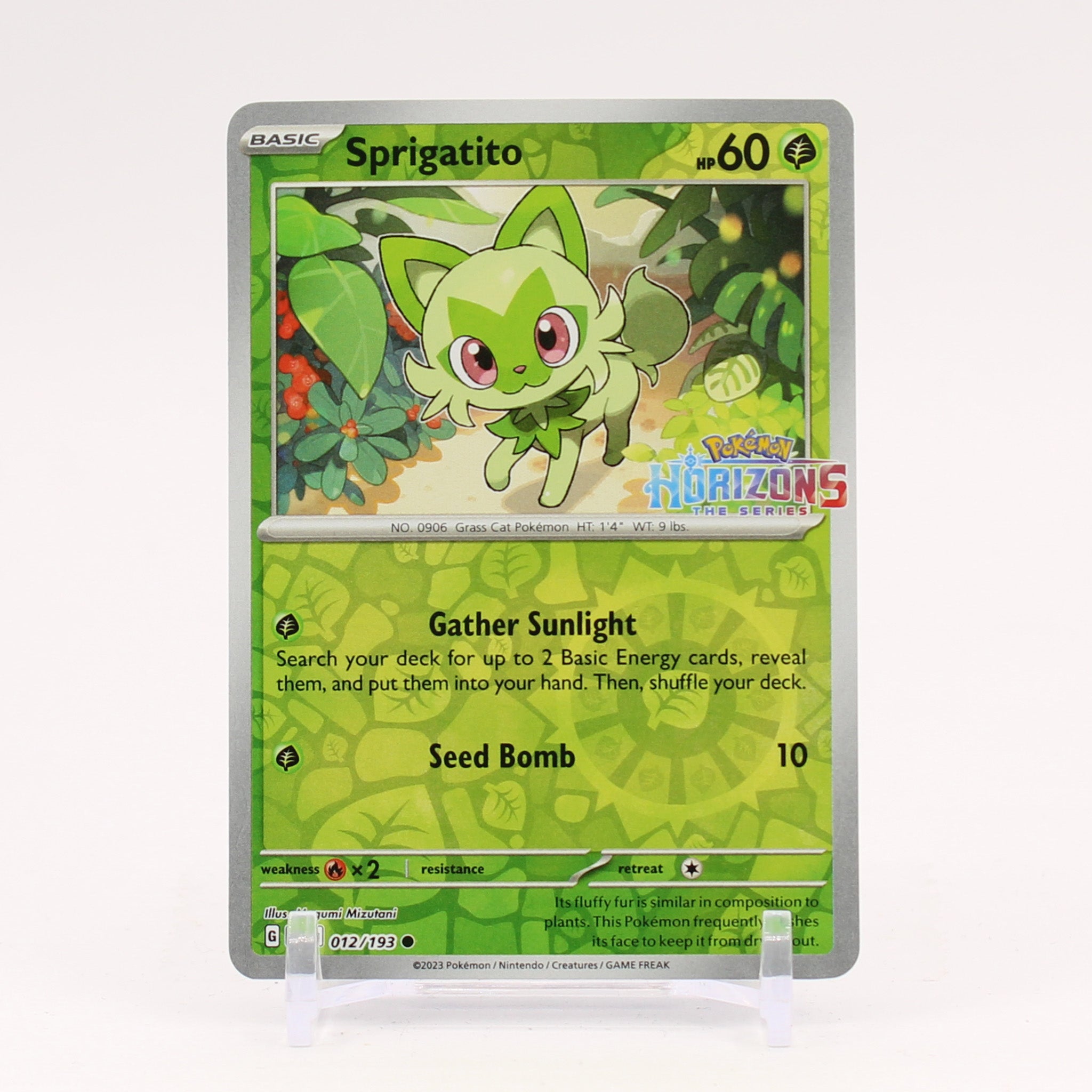Sprigatito - Gamestop Horizons Stamp Promo Reverse Holo Pokemon - NM/MINT