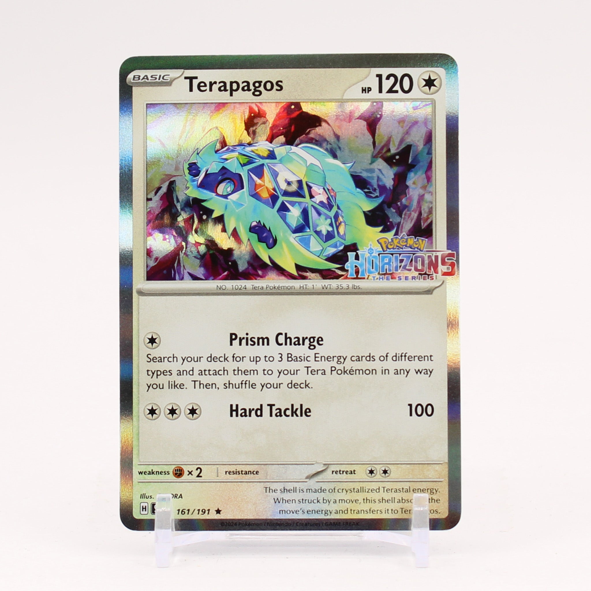 Terapagos - Gamestop Horizons Stamp Promo Holo Pokemon - NM/MINT