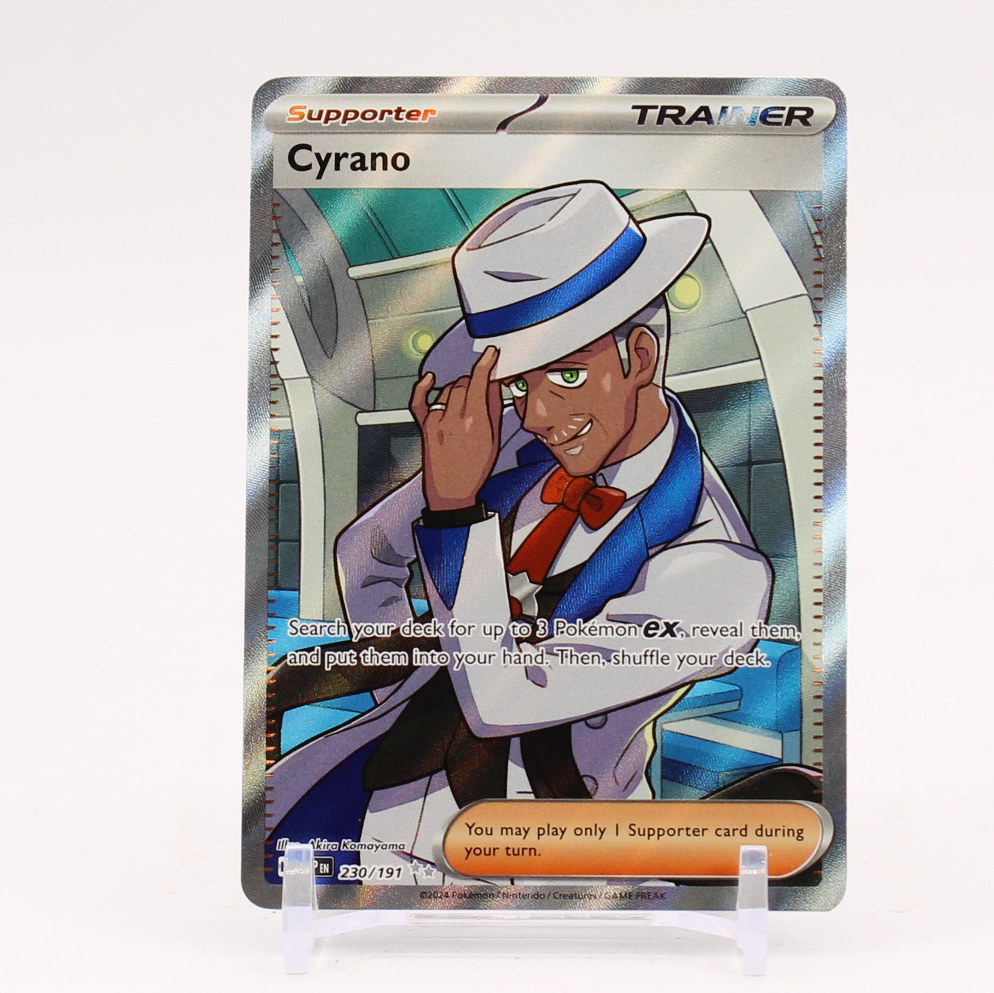 Cyrano - 230/191 Surging Sparks Full Art Trainer - NM/MINT