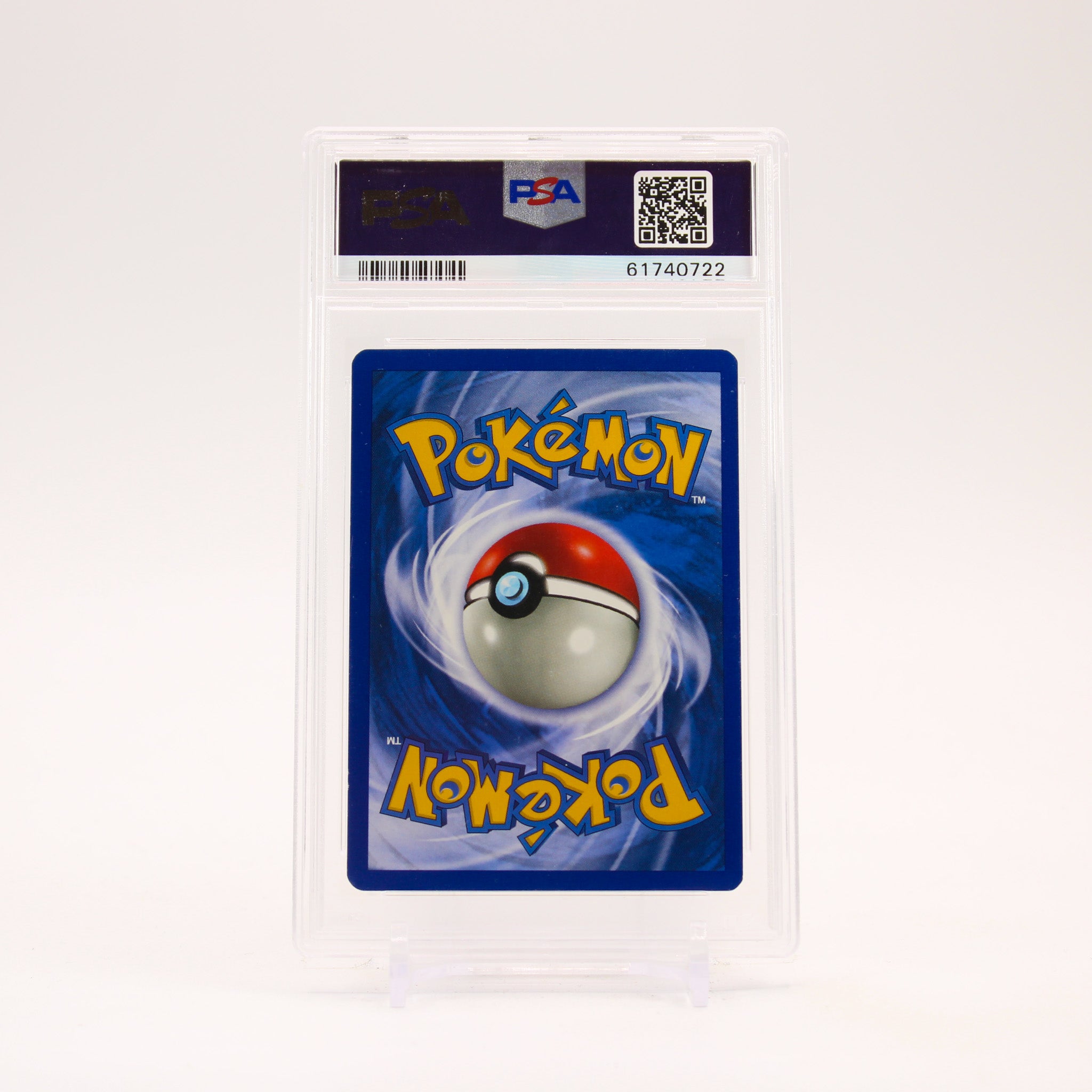 Alakazam - 1/102 PSA 7 Base Set Unlimited Holo Rare Pokemon SCUFFED CASE - NM