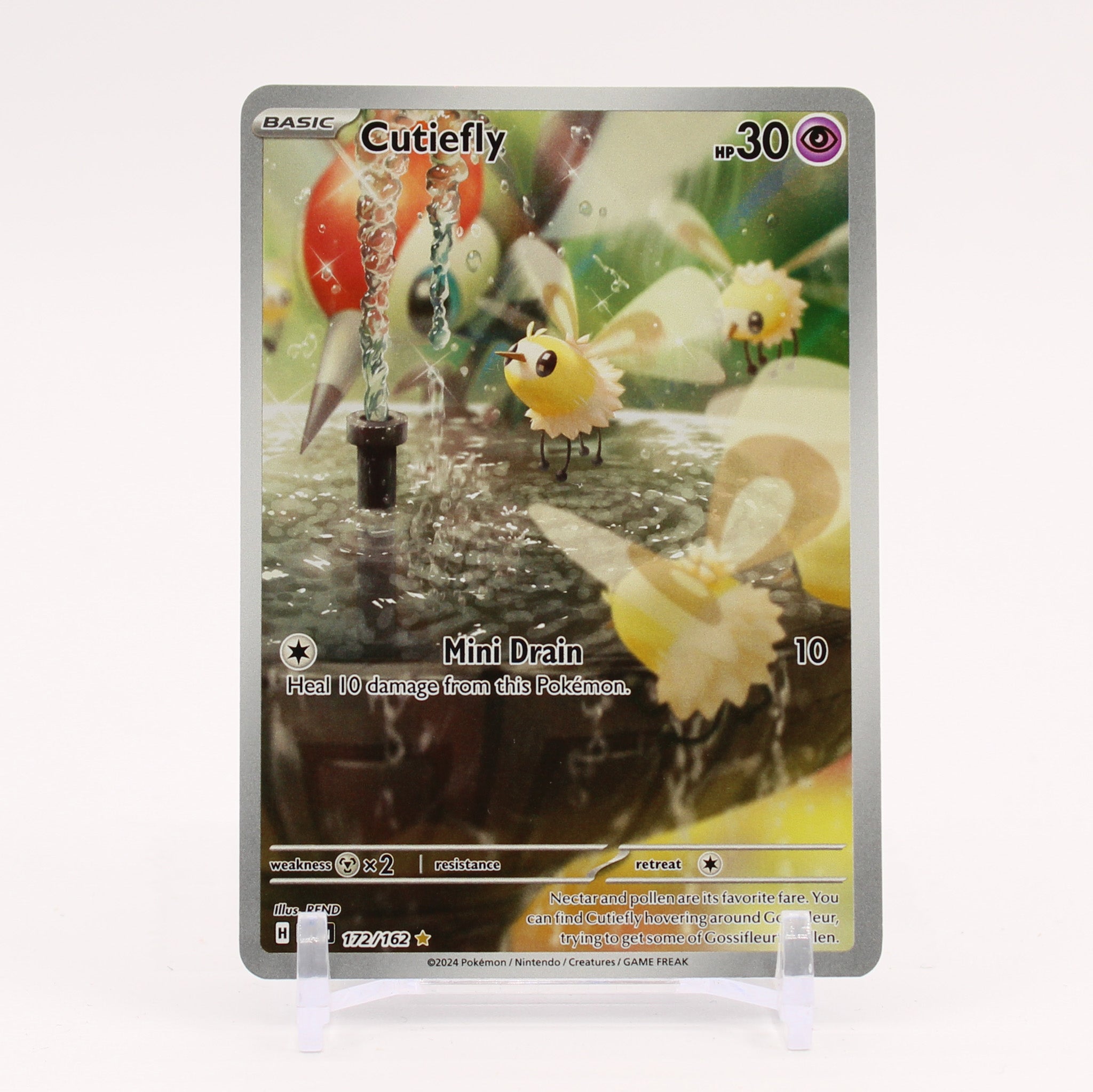 Cutiefly - 172/162 Temporal Forces Illustration Rare Pokemon - NM/MINT