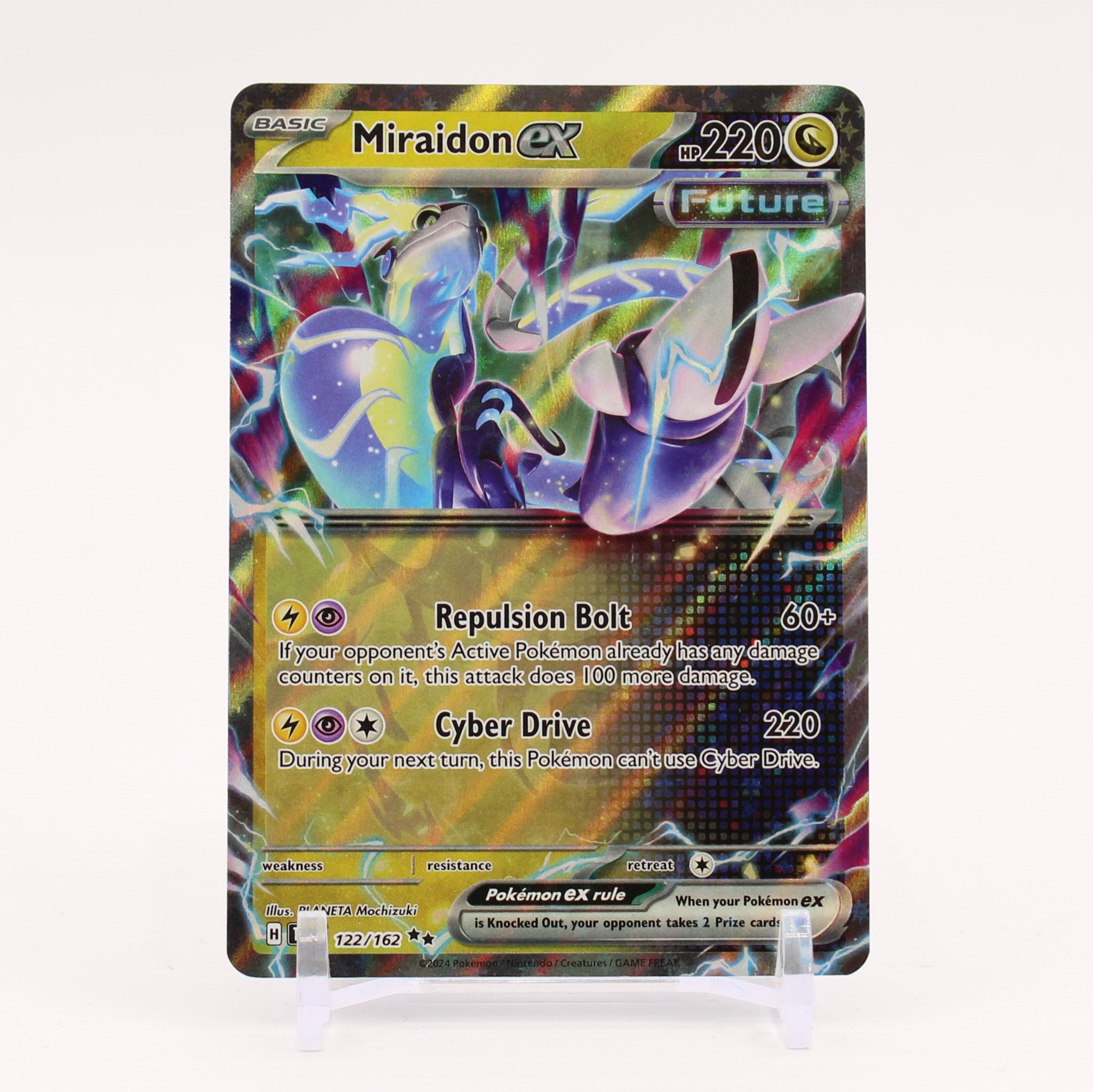 Miraidon ex - 122/162 Temporal Forces Double Rare Pokemon - NM/MINT