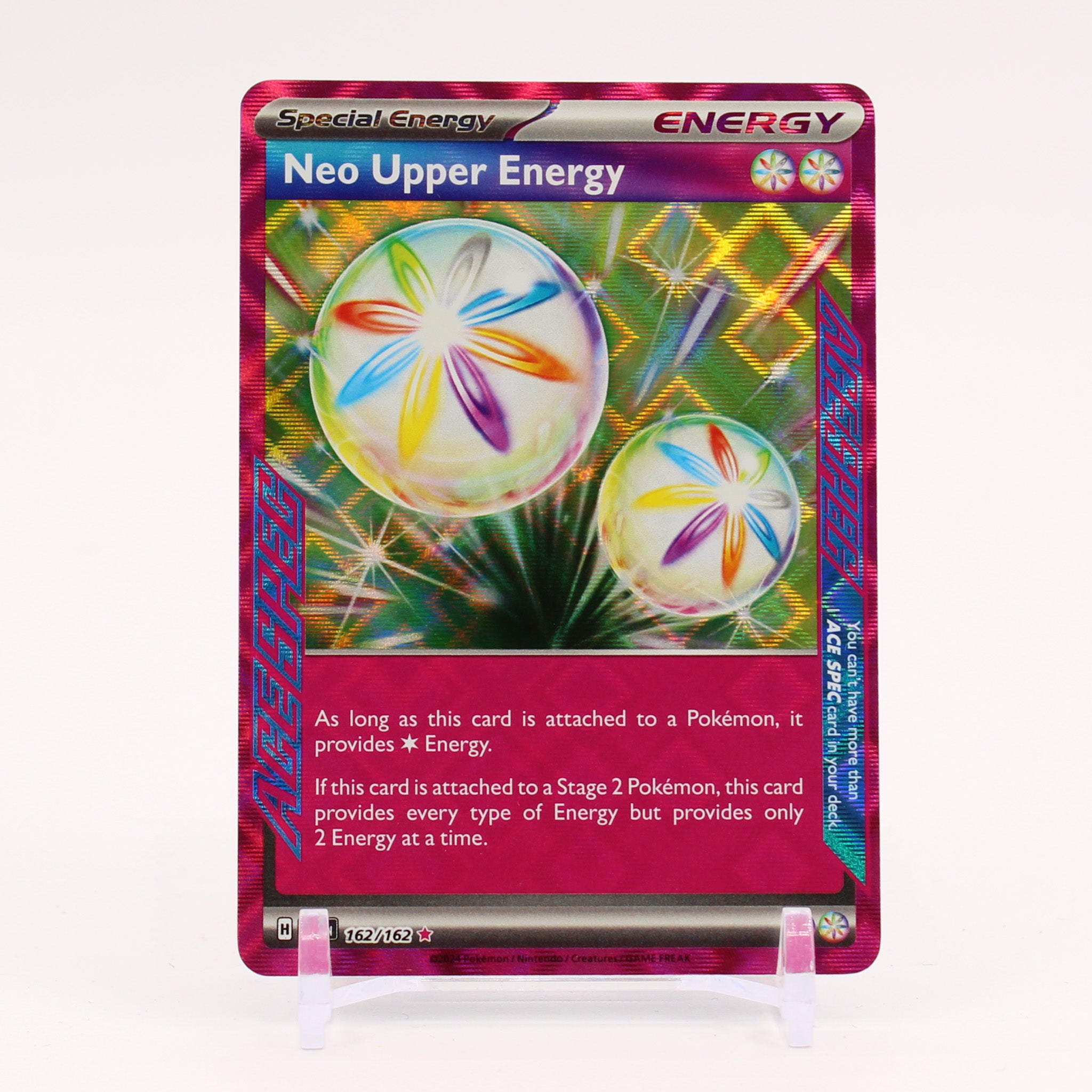 Neo Upper Energy - 162/162 Temporal Forces ACE SPEC Rare - NM/MINT