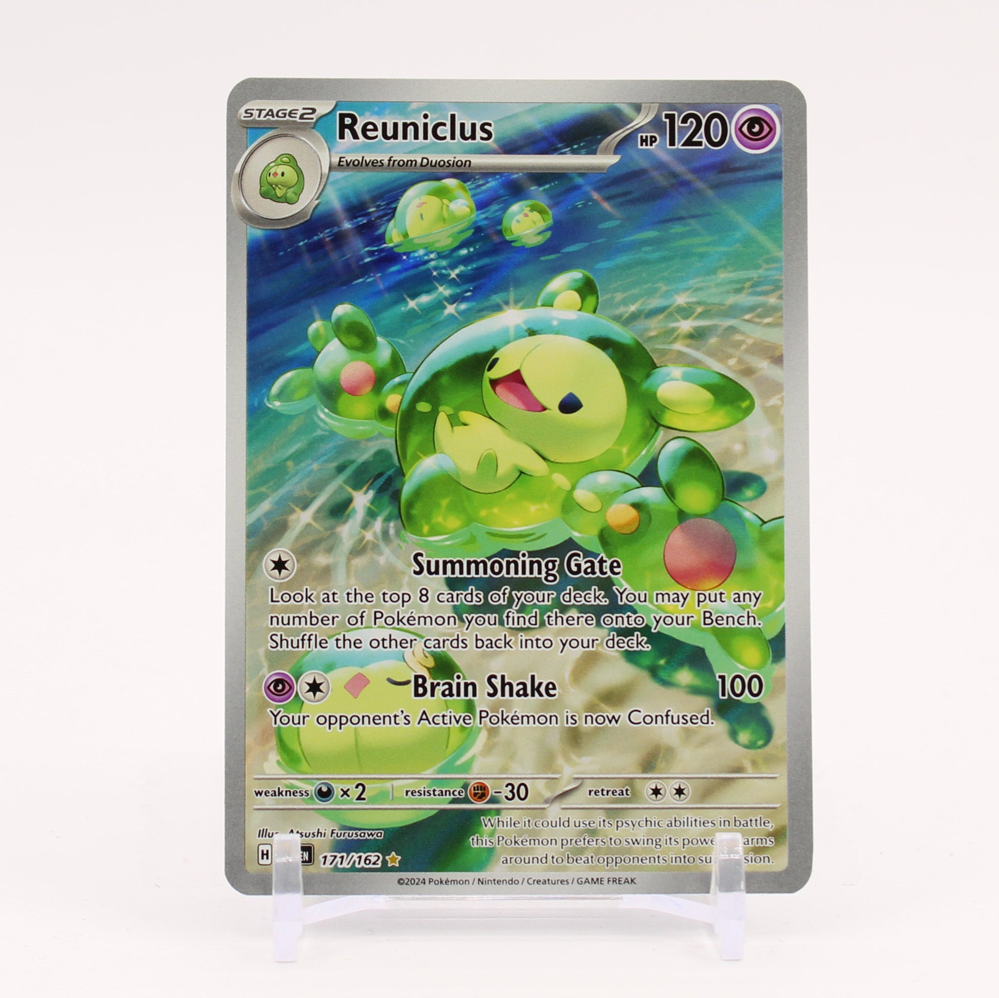 Reuniclus - 171/162 Temporal Forces Illustration Rare Pokemon - NM/MINT