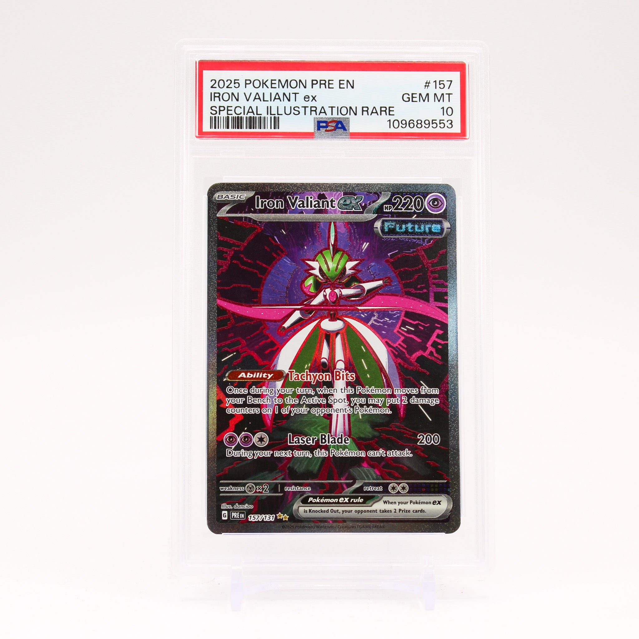 Iron Valiant ex - 157/131 PSA 10 Prismatic Evolutions Special Illustration Pokemon - GEM MINT