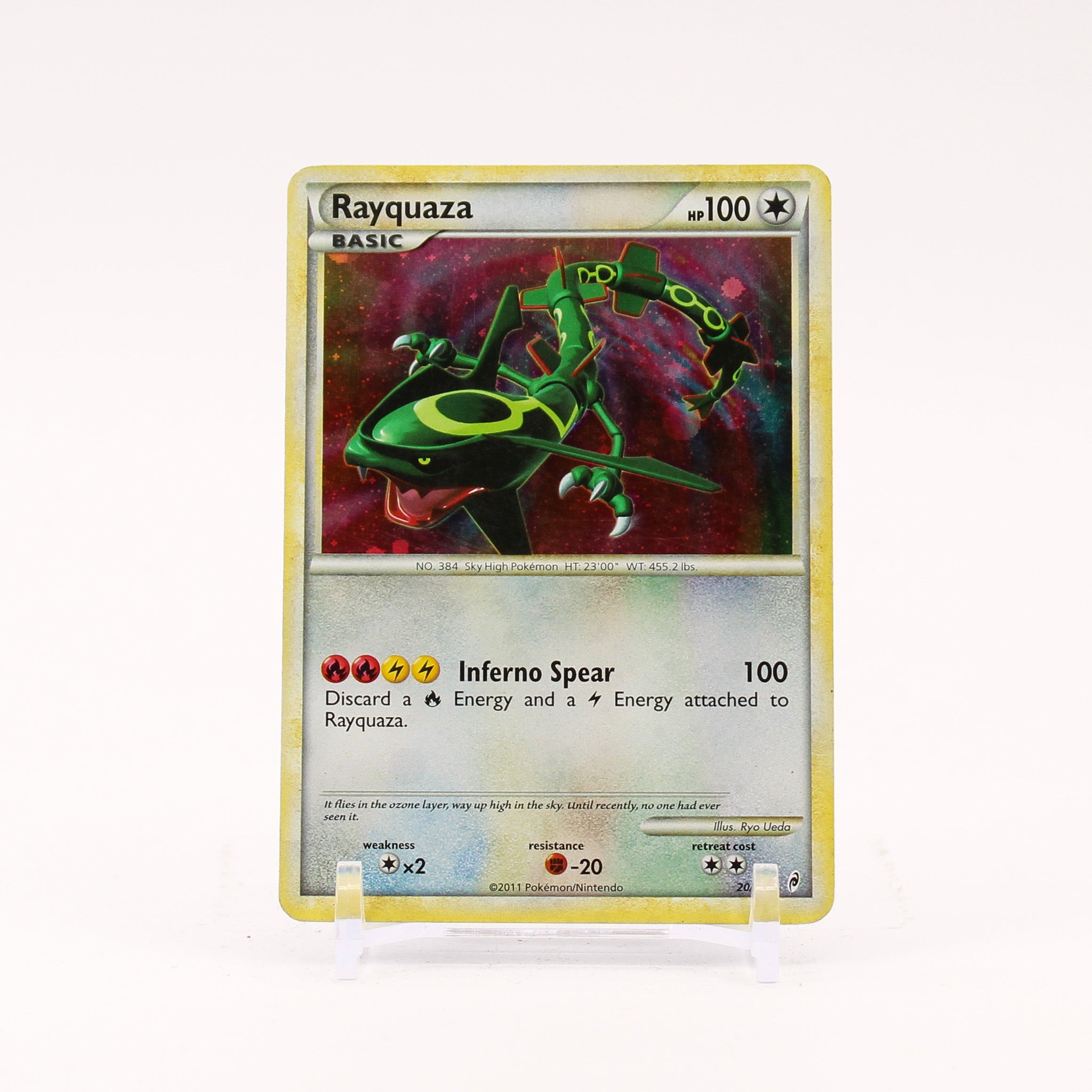 Rayquaza - 20/95 Call of Legends Holo Rare Pokemon - LP/MP