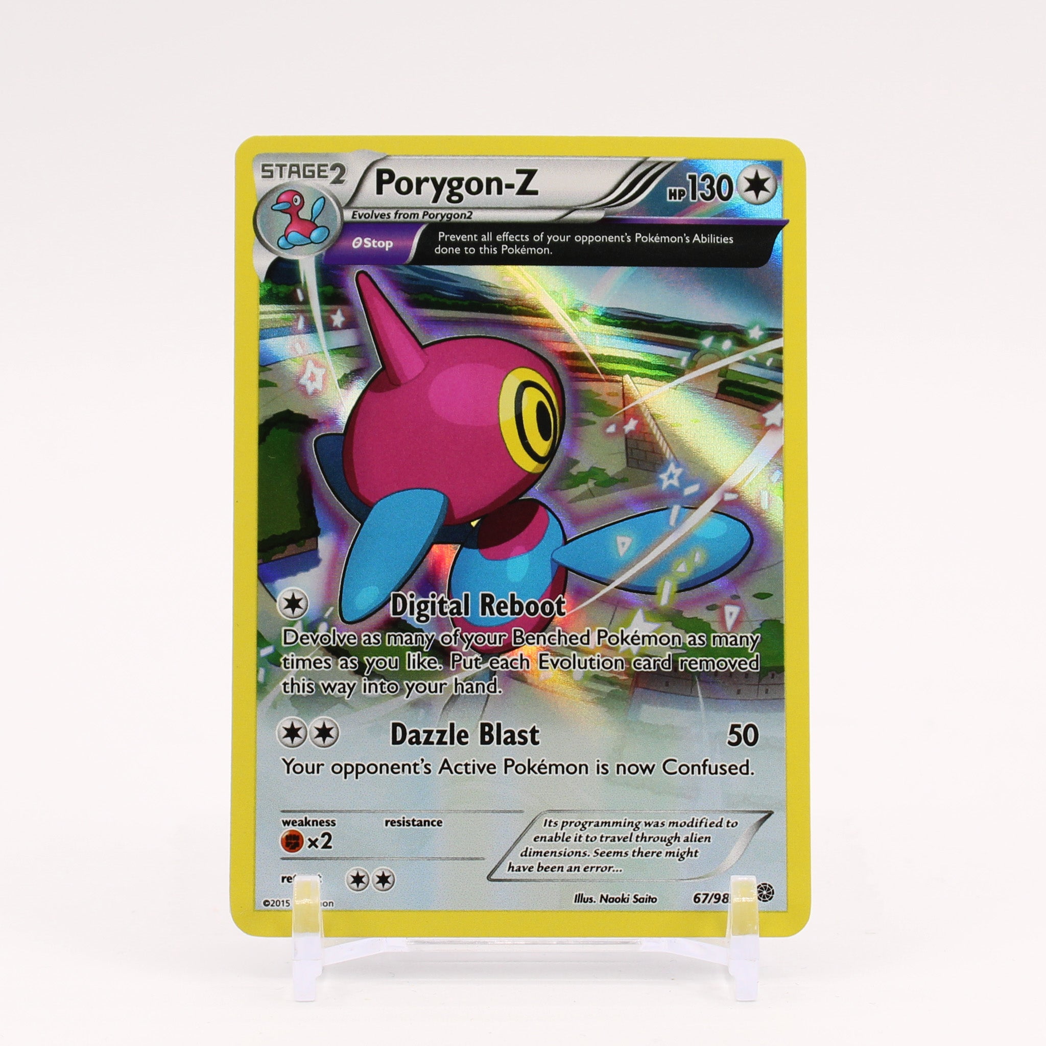 Porygon Z - 67/98 Ancient Origins Full Art Pokemon - NM