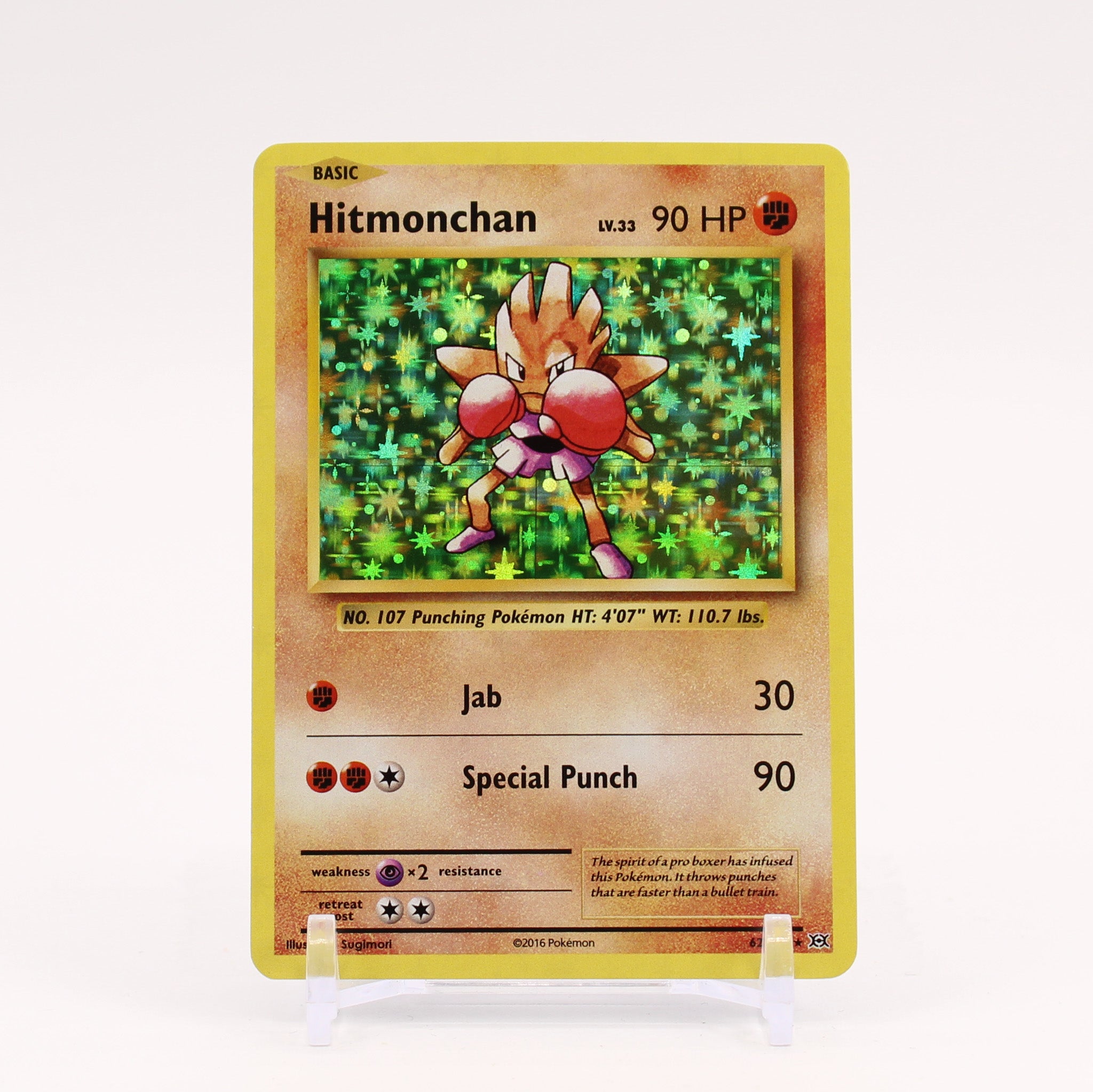 Hitmonchan - 62/108 Evolutions Holo Rare Pokemon - NM