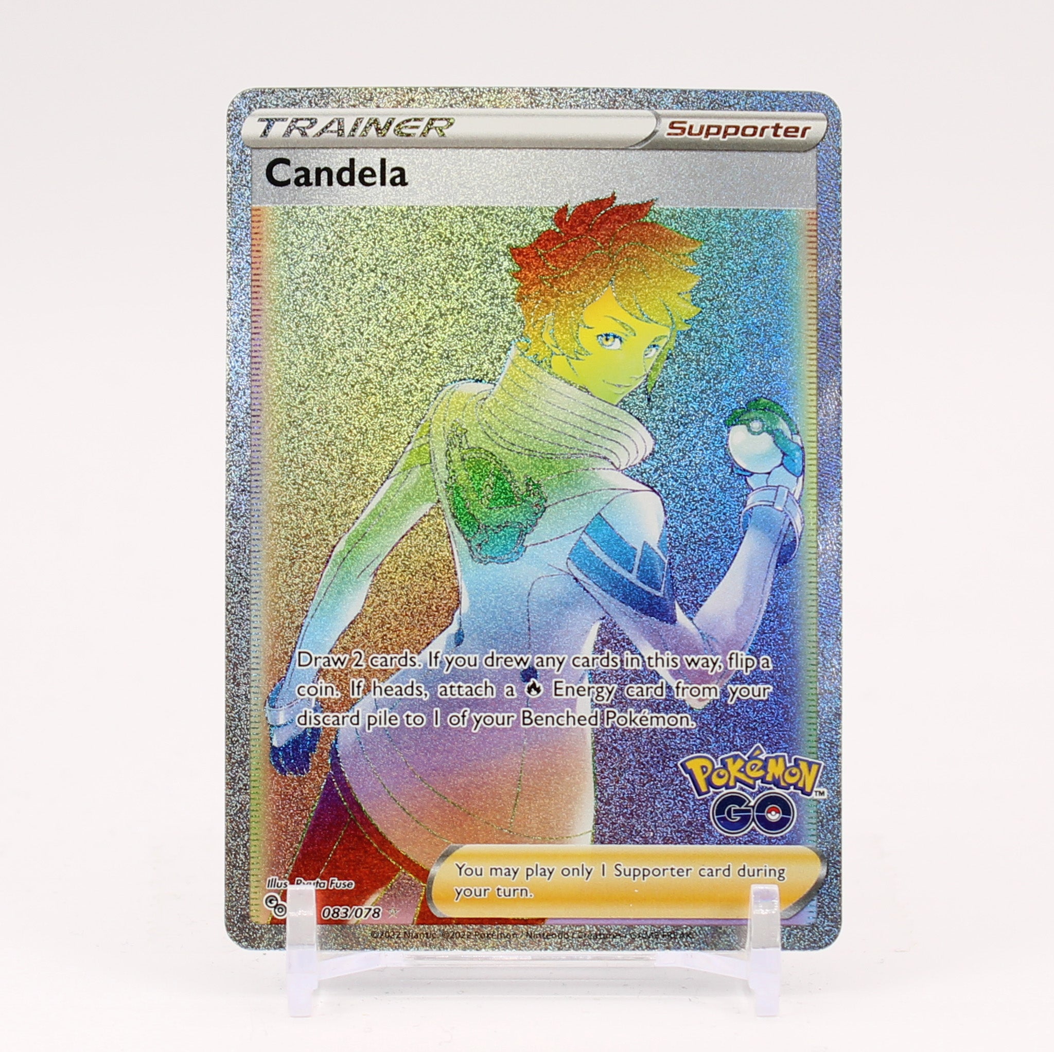 Candela - 083/078 Pokemon GO Rainbow Trainer - NM/MINT