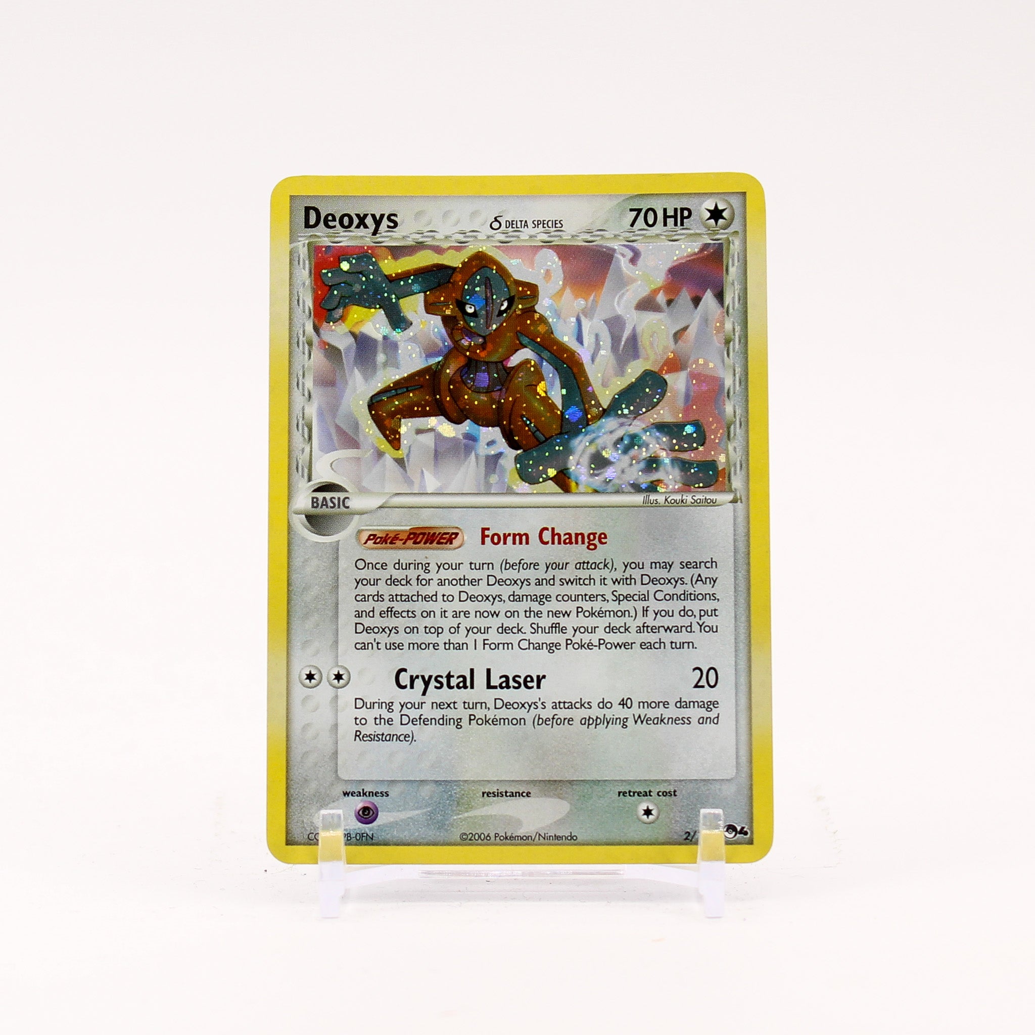 Deoxys Delta Species - 2/17 POP Series 4 Holo Rare Pokemon - LP