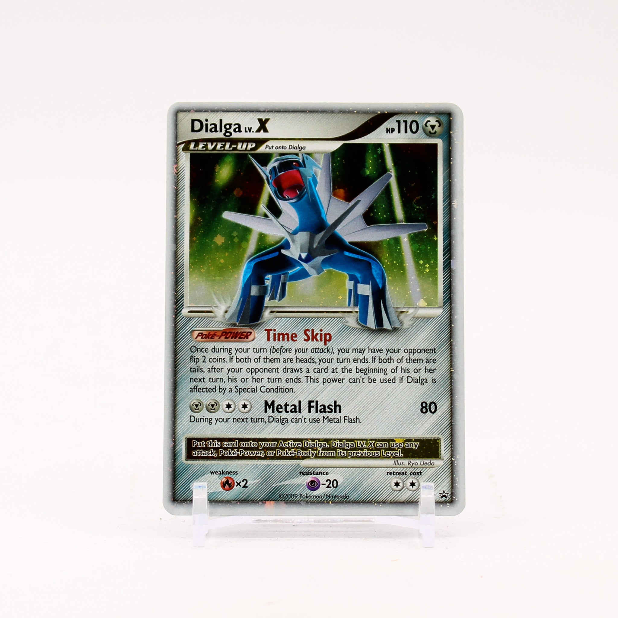 Dialga Lv. X - DP37 Black Star Promo Holo SWIRL Pokemon - LP