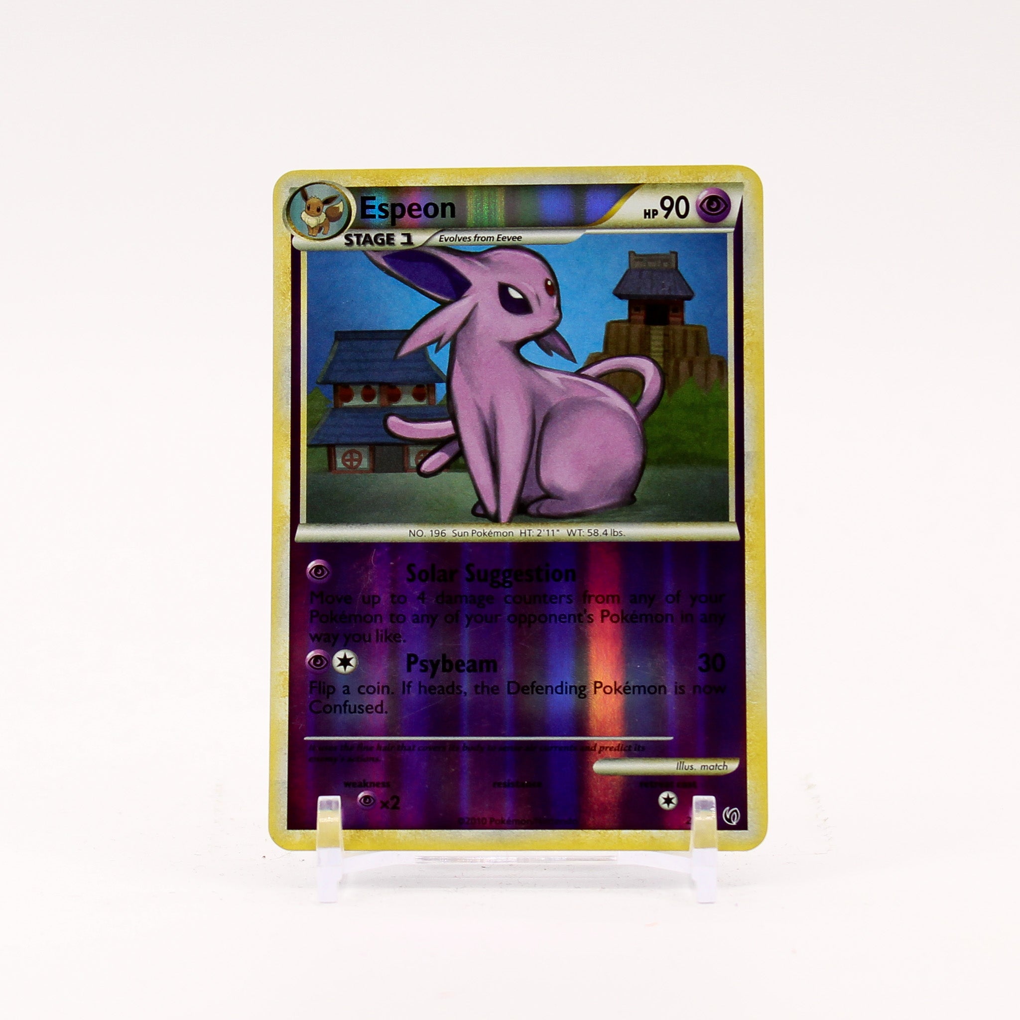 Espeon - 2/90 Undaunted Reverse Holo Rare Pokemon - LP