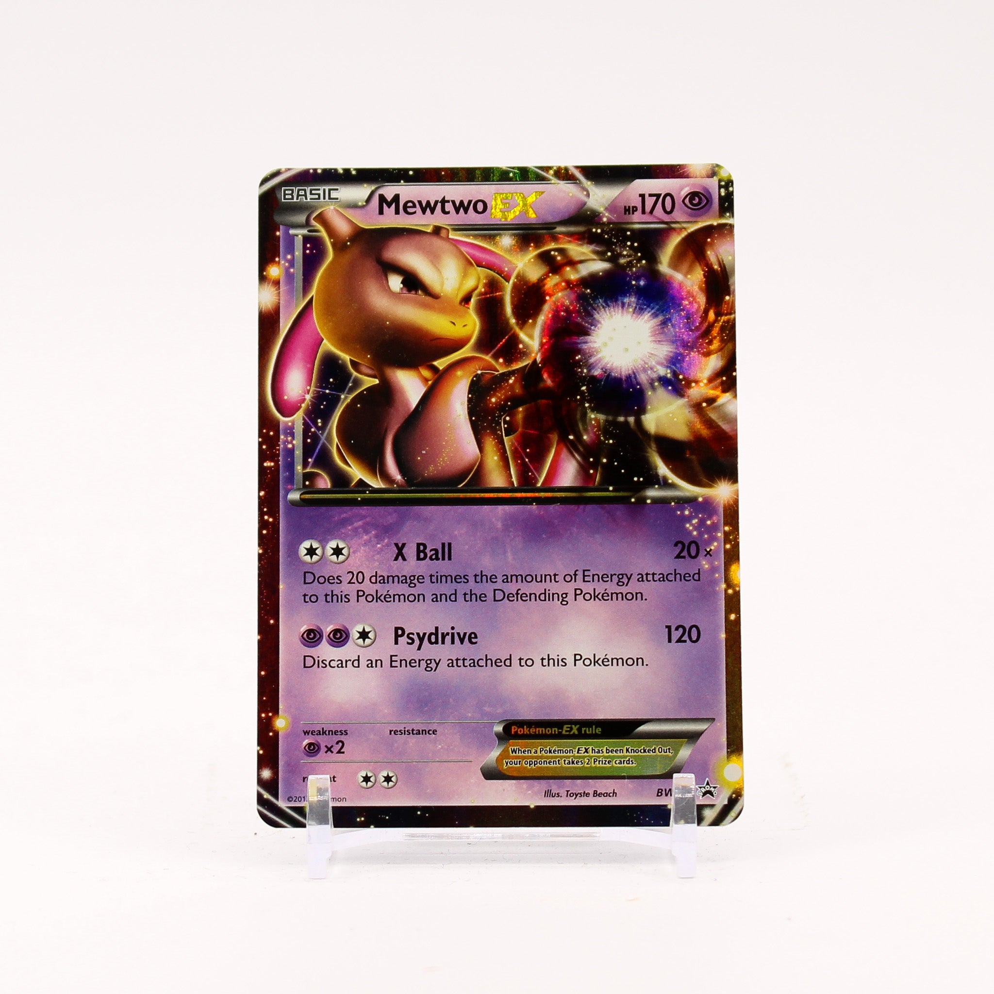 Mewtwo EX - BW45 Black Star Promo Pokemon - NM/LP