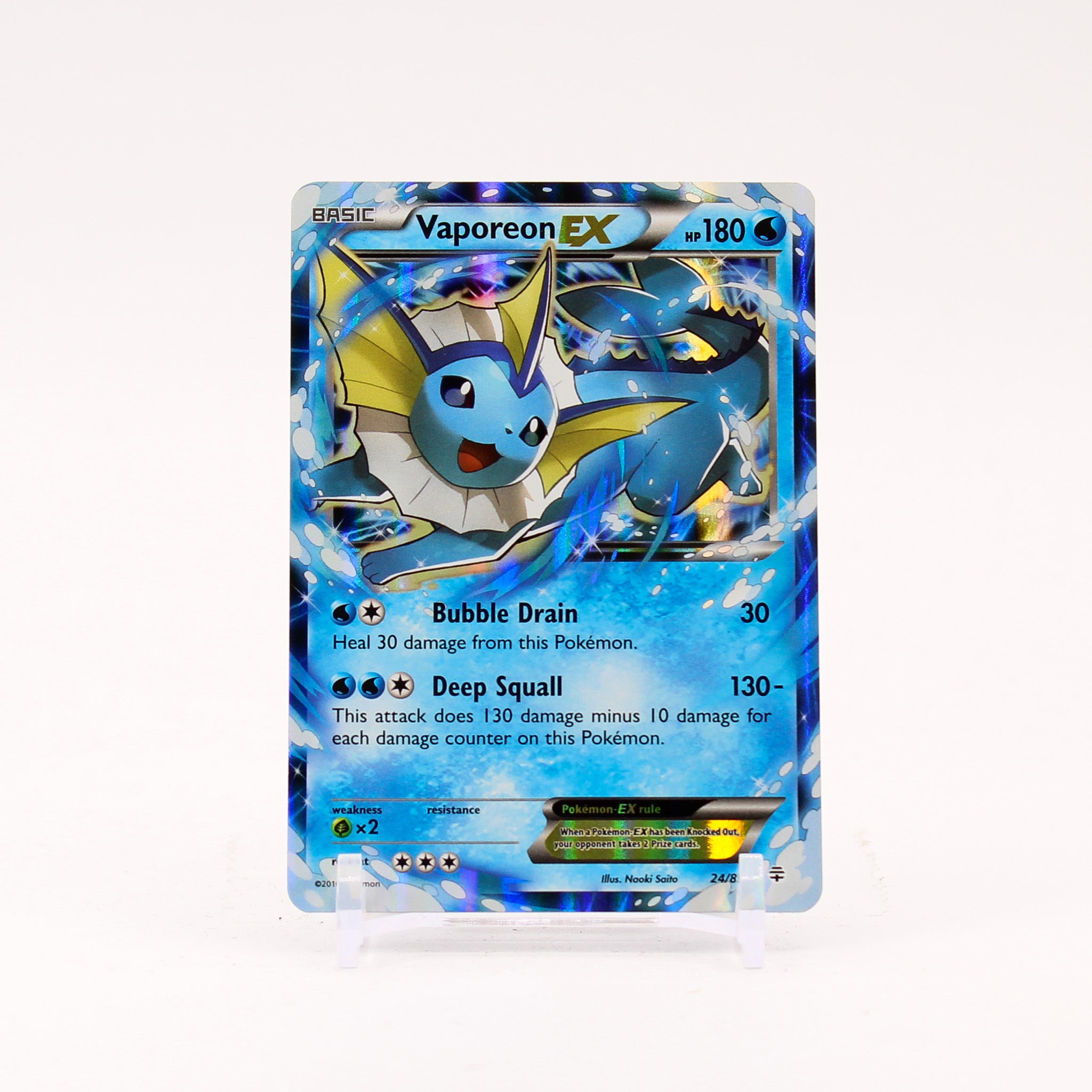Vaporeon EX - 24/83 Generations Ultra Rare Pokemon - LP