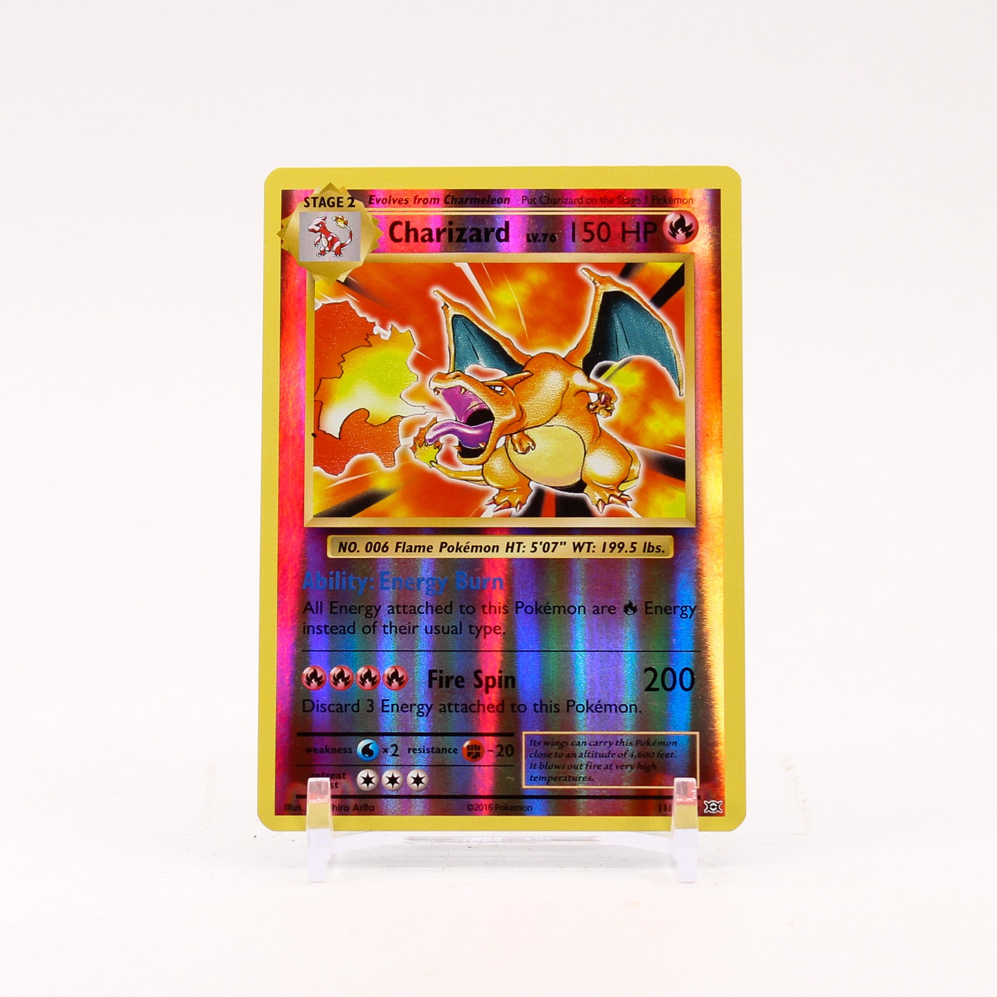 Charizard - 11/108 Evolutions Reverse Holo Rare Pokemon - NM/LP