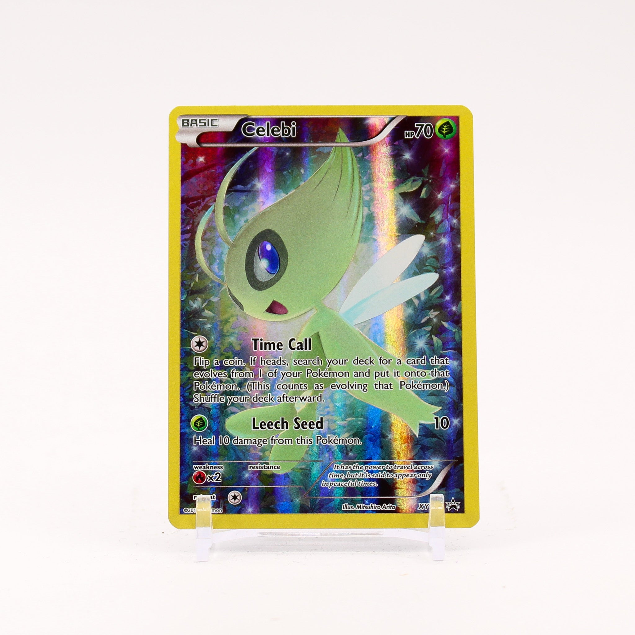 Celebi - XY111 Black Star Promo Full Art Pokemon - NM