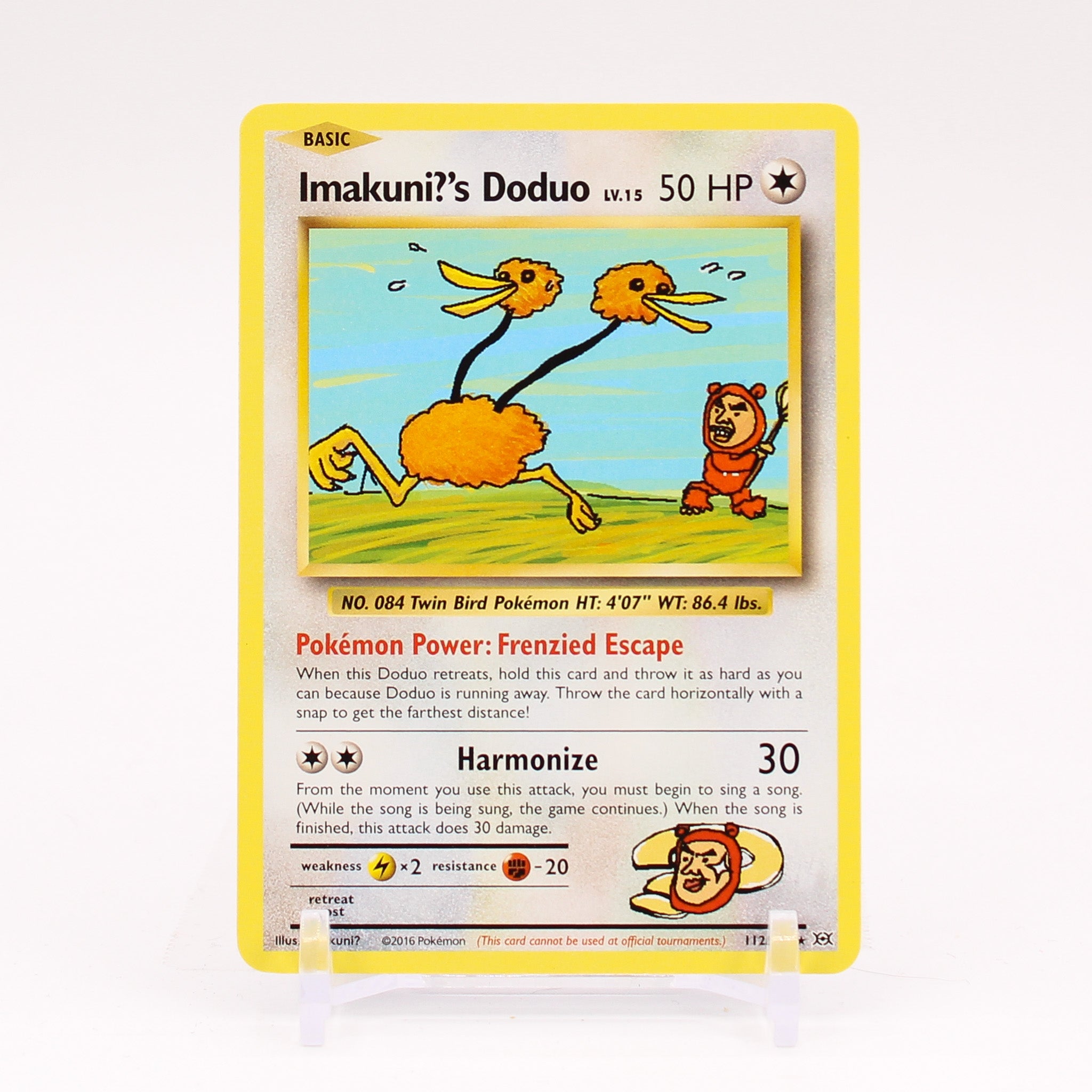 Imakuni?s Doduo - 112/108 Evolutions SECRET RARE Pokemon - NM