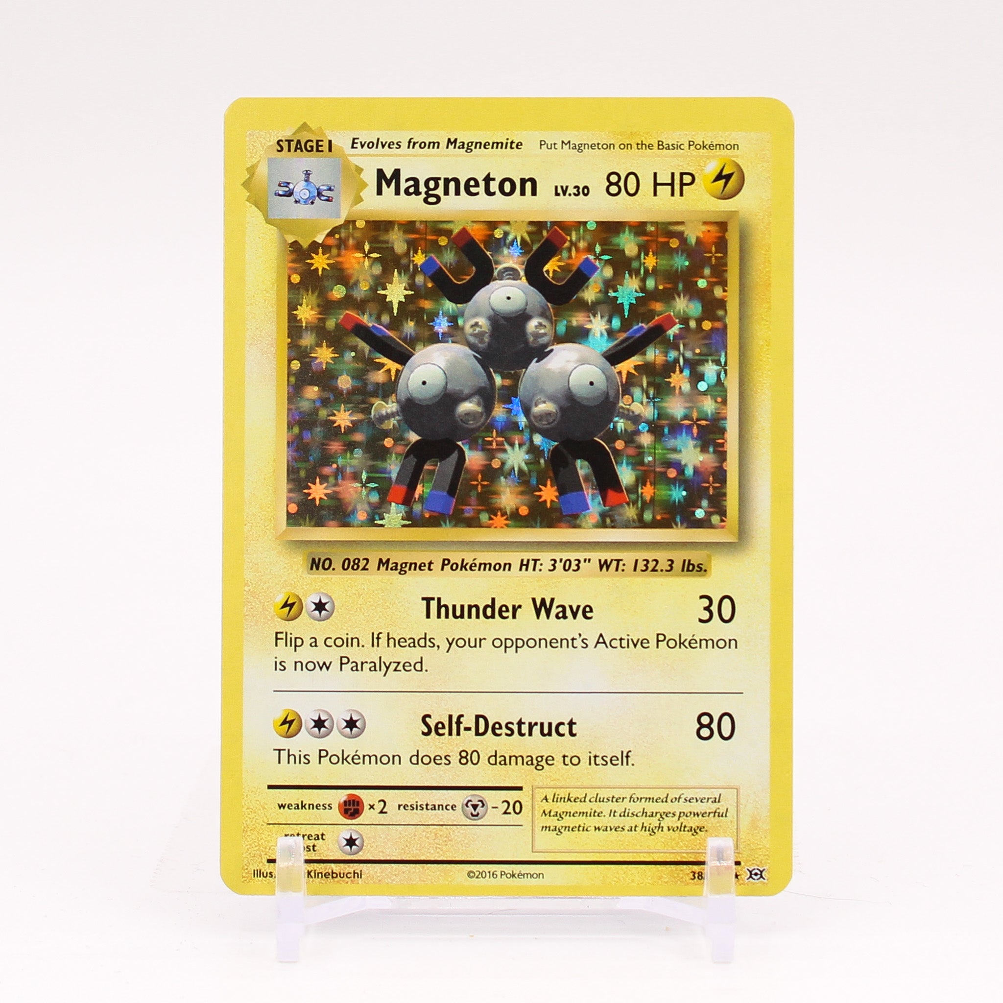 Magneton - 38/108 Evolutions Holo Rare Pokemon - NM
