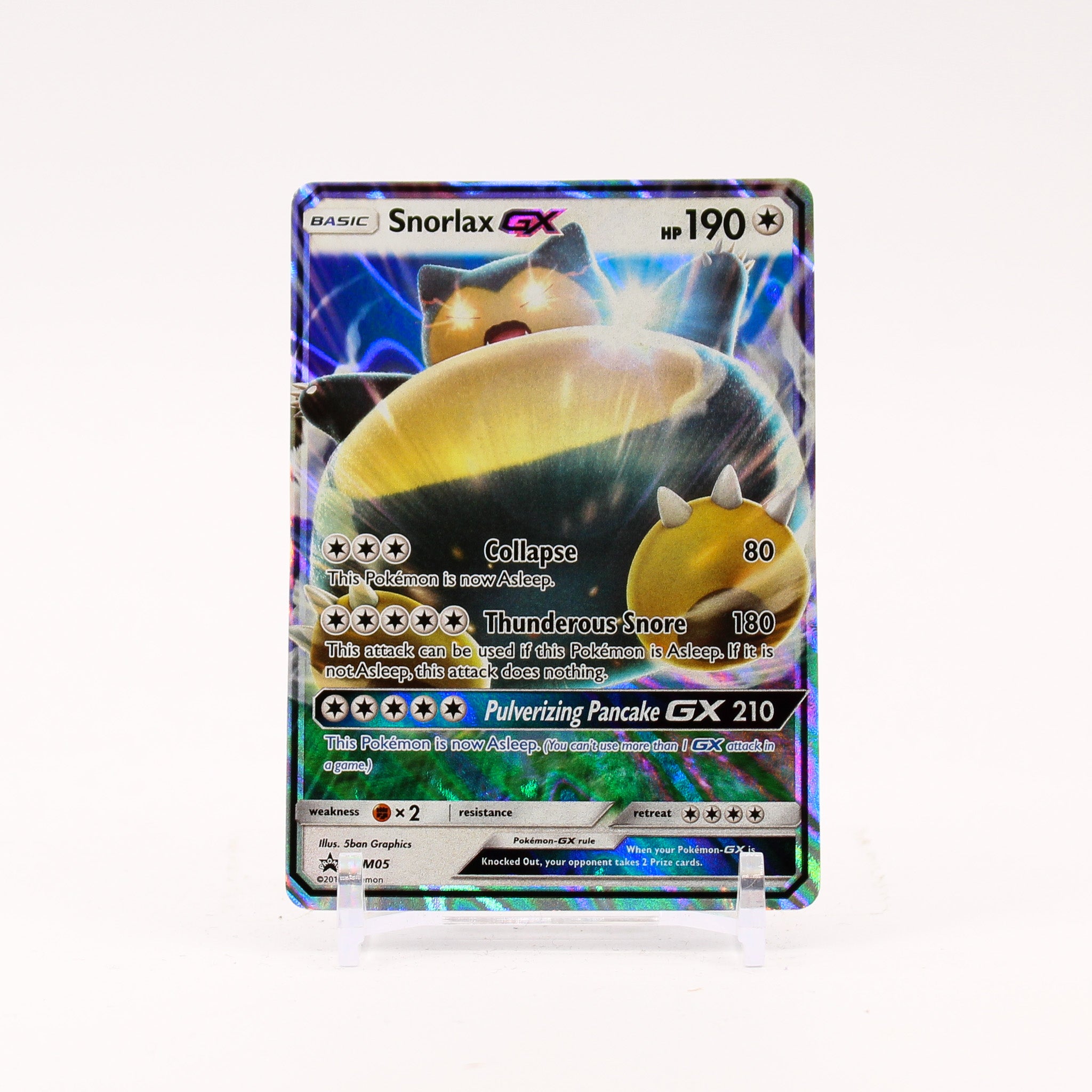 Snorlax GX - SM05 Black Star Promo Pokemon - NM/LP