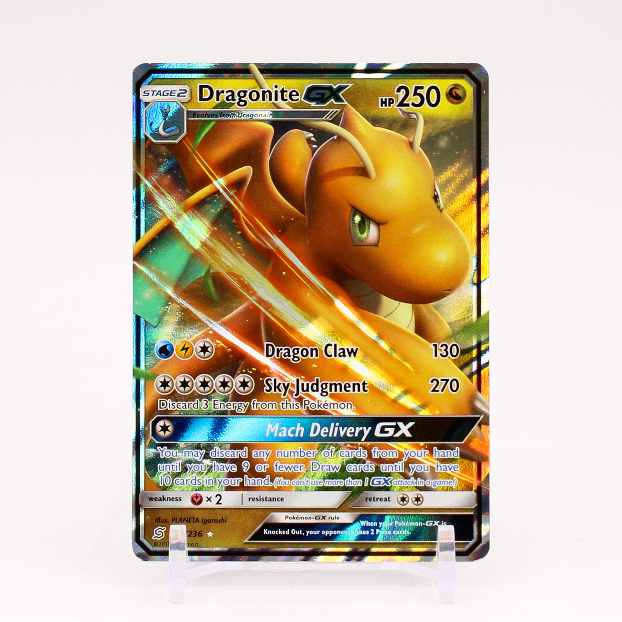Dragonite GX - 152/236 Unified Minds Ultra Rare Pokemon - NM/MINT