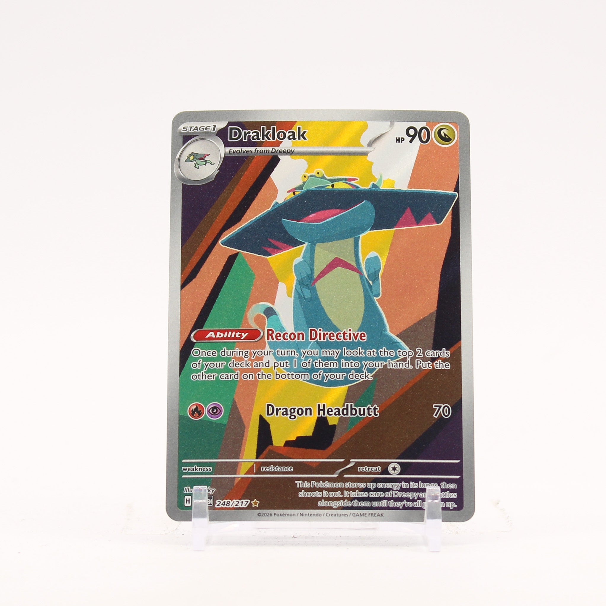 Drakloak - 248/217 Ascended Heroes Illustration Rare Pokemon - NM/MINT