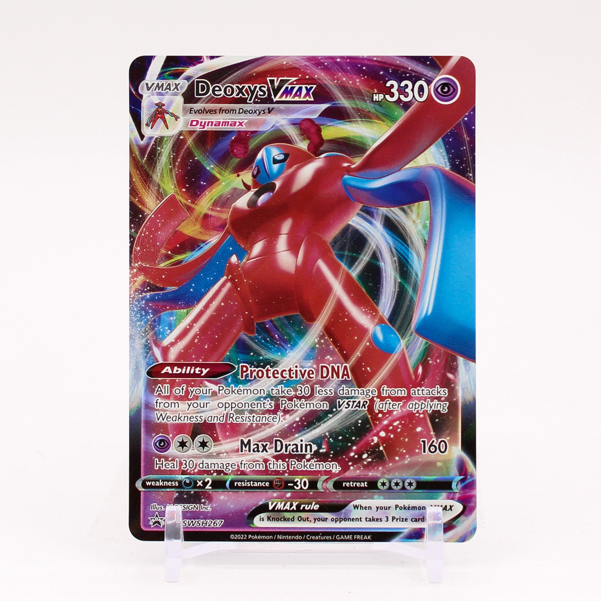 Deoxys Vmax - SWSH267 Black Star Promo Pokemon - NM/MINT