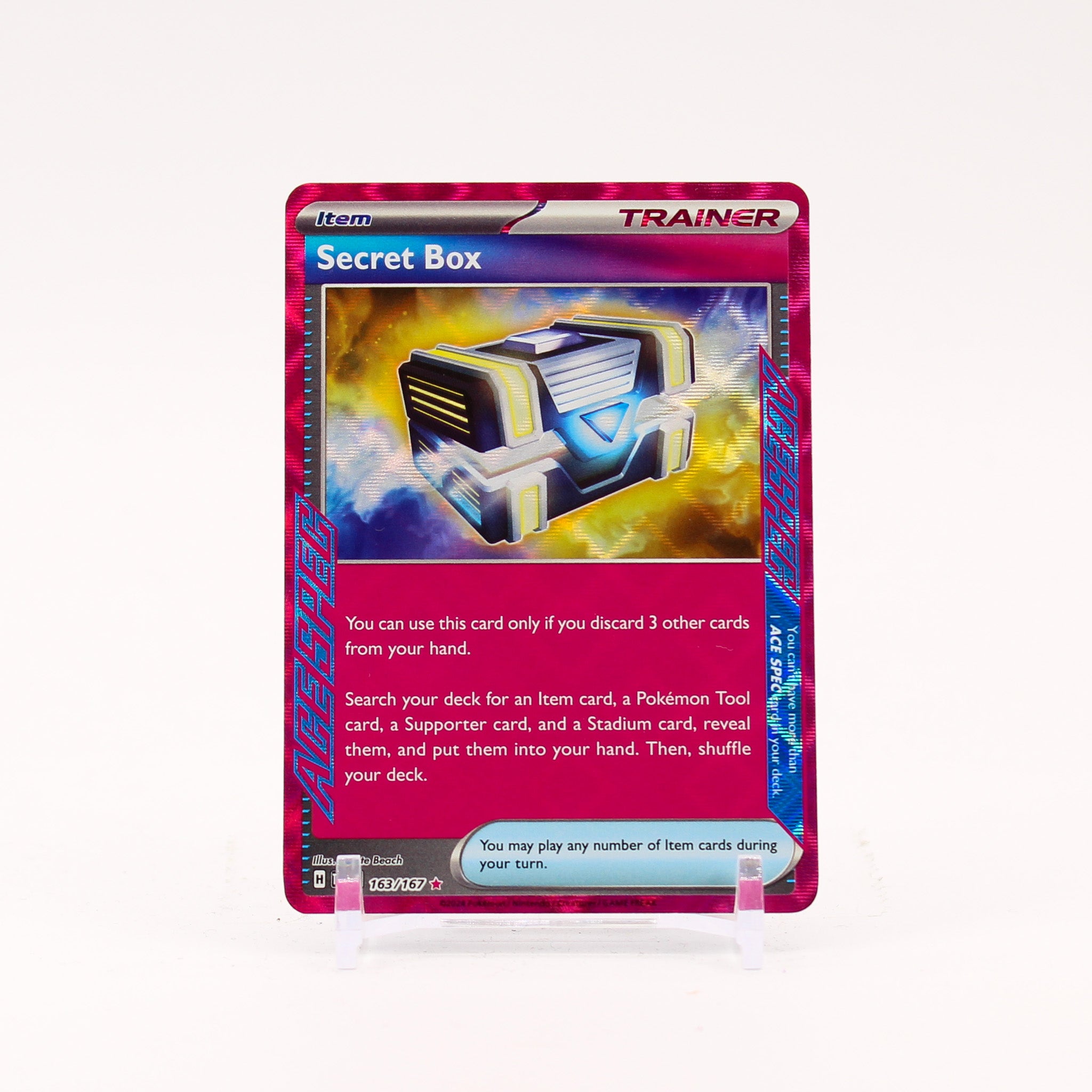 Secret Box - 163/167 Twilight Masquerade ACE SPEC Holo Rare Trainer - NM/MINT