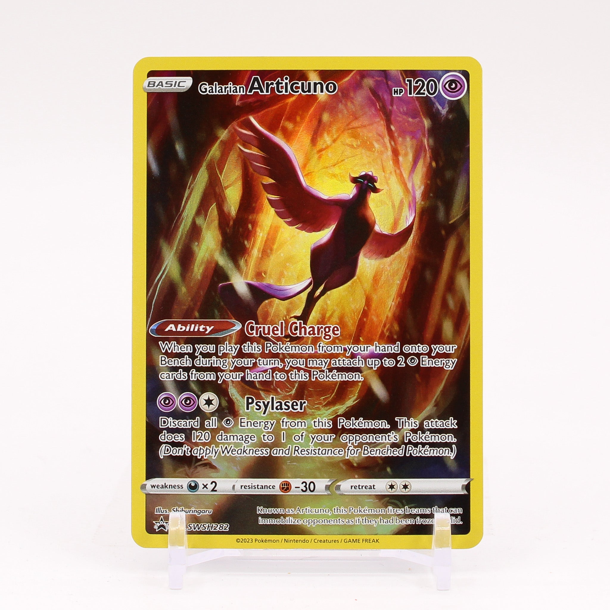 Galarian Articuno - SWSH282 Crown Zenith Promo Pokemon - NM/MINT
