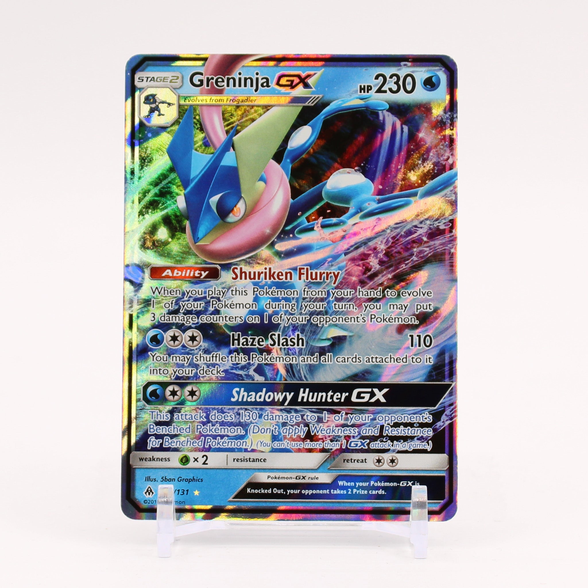 Greninja GX - 24/131 Forbidden Light Ultra Rare Pokemon - NM/MINT