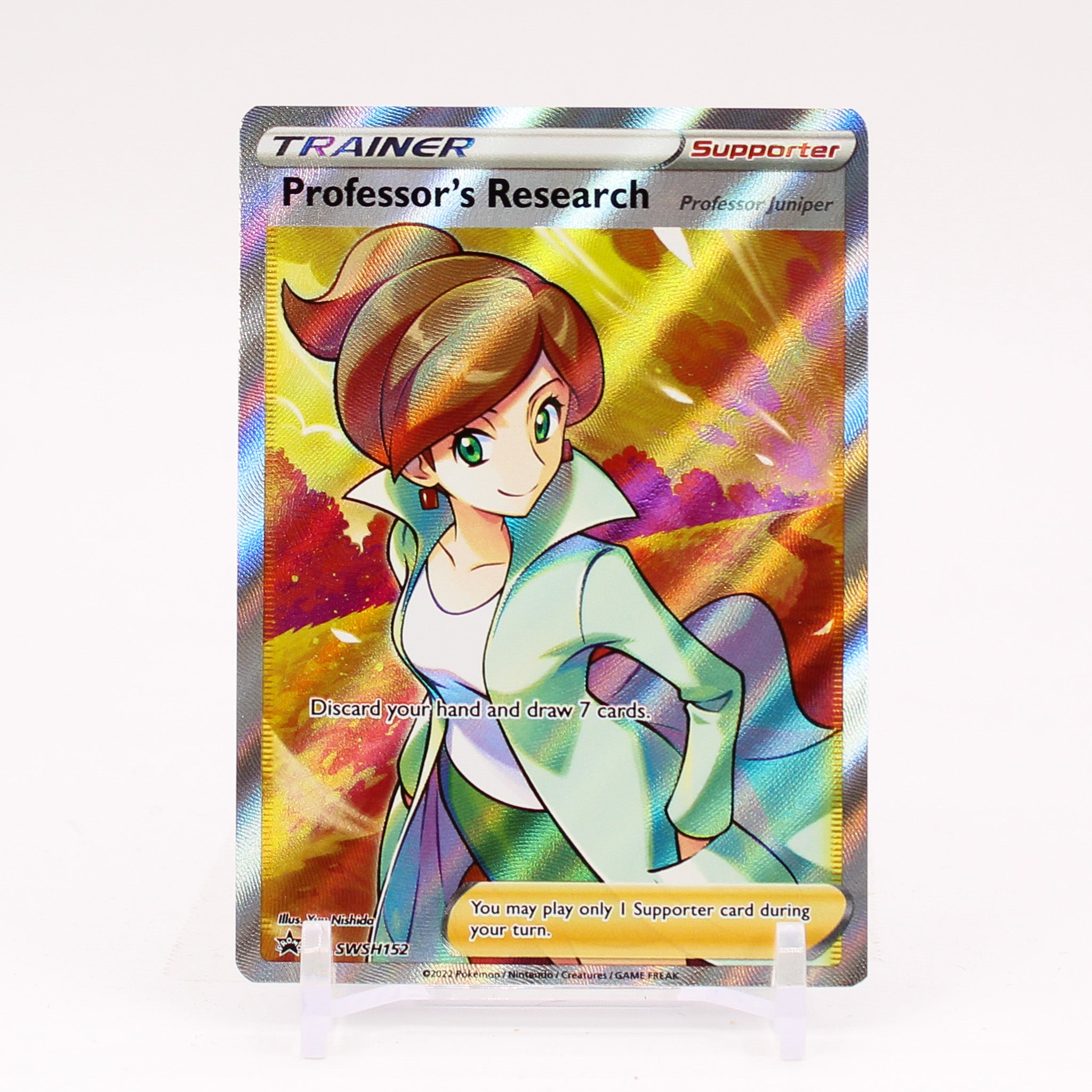 Professor's Research - SWSH152 FULL ART Promo Trainer - NM