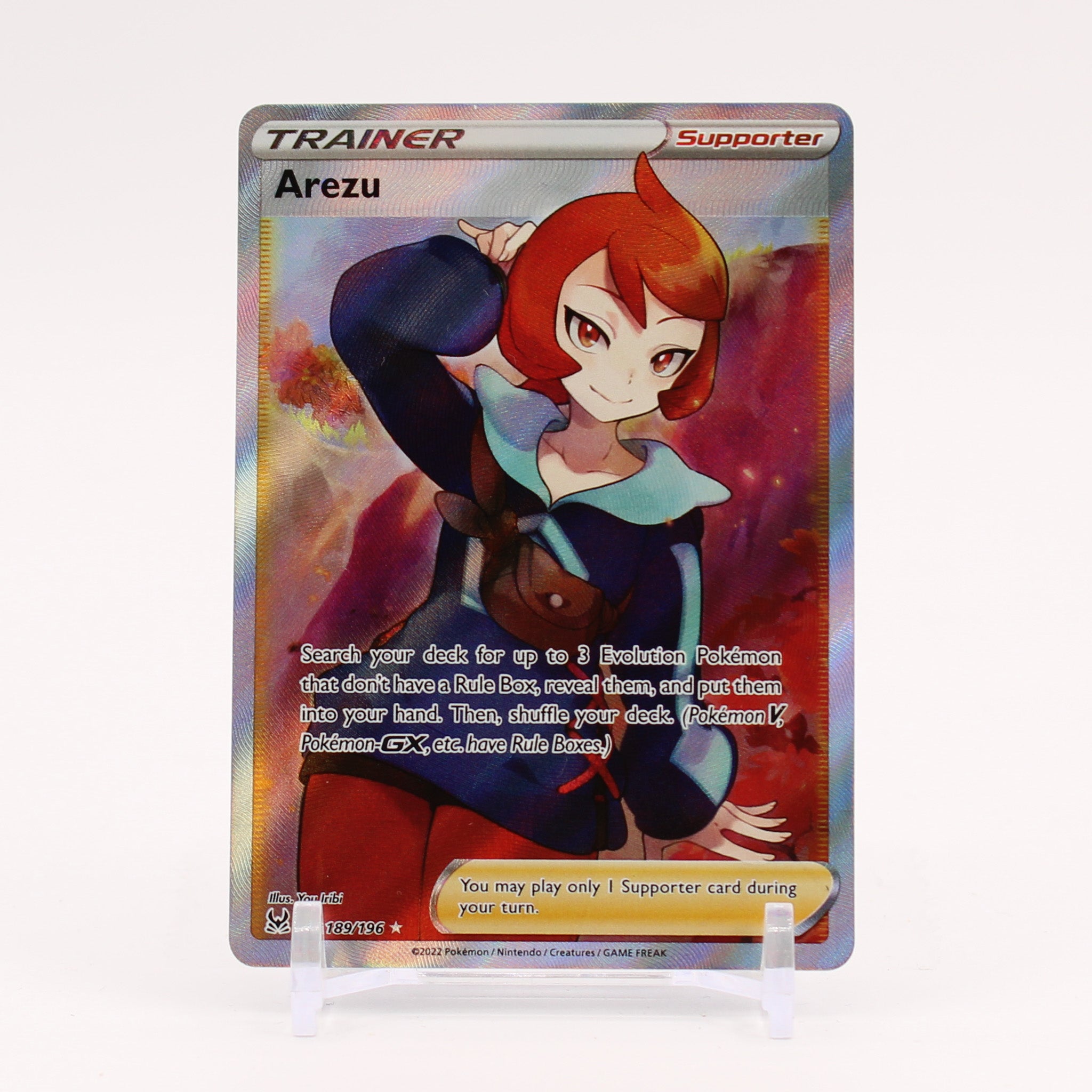 Arezu - 189/196 Lost Origin Full Art Trainer - NM/MINT