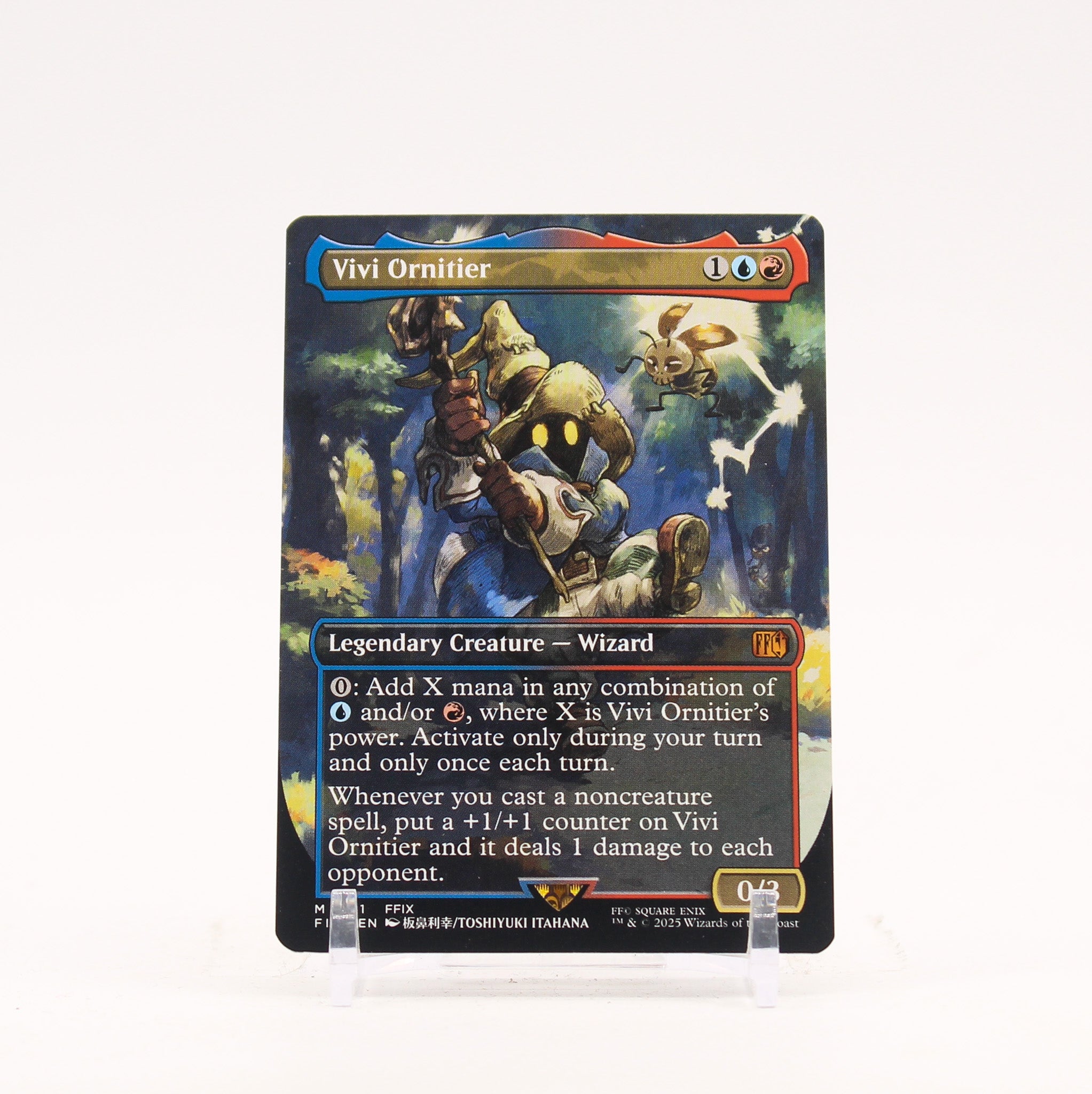 Vivi Ornitier Borderless - 321 Mythic Final Fantasy Magic - NM