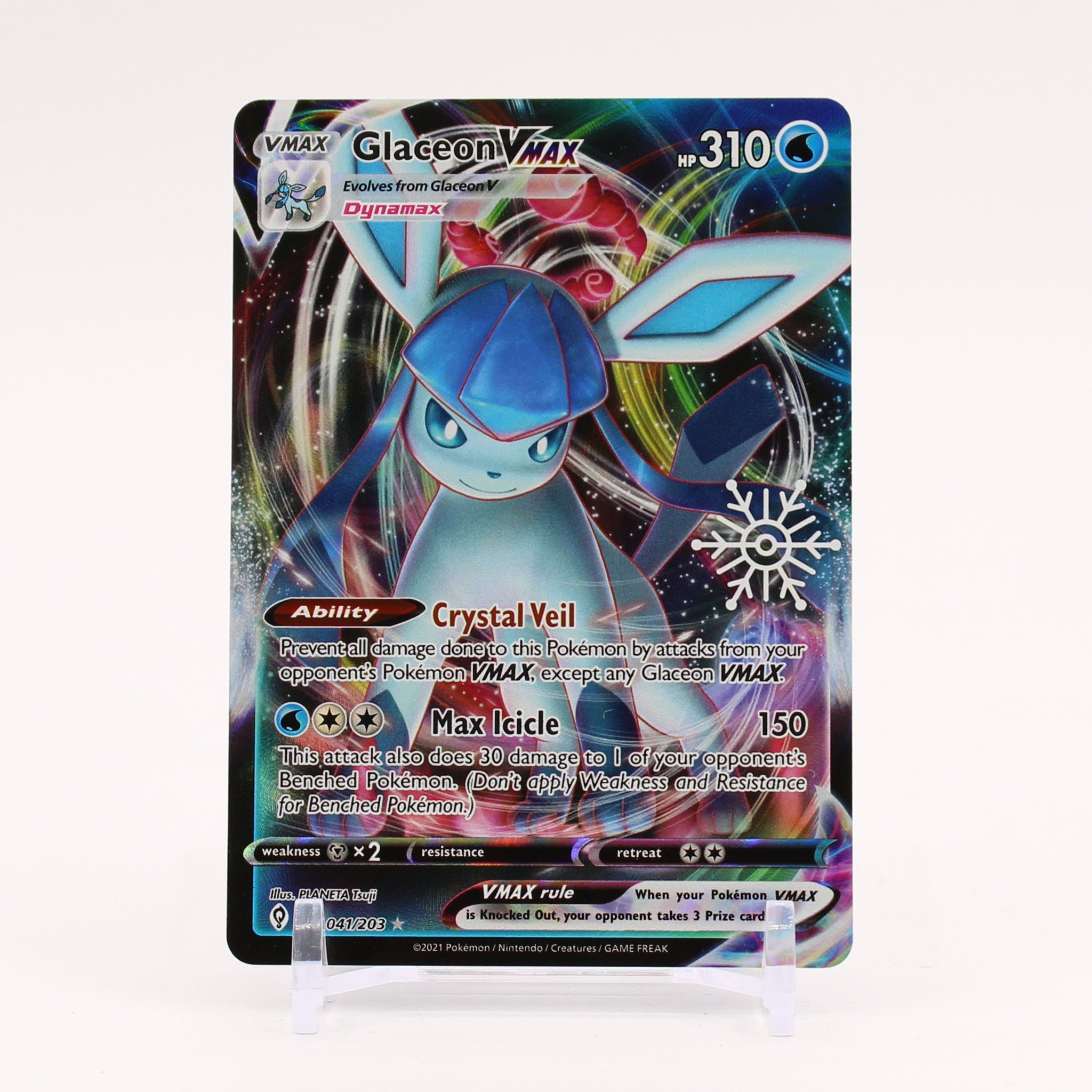 Glaceon Vmax - 2023 Holliday Calendar Promo Pokemon - NM/MINT