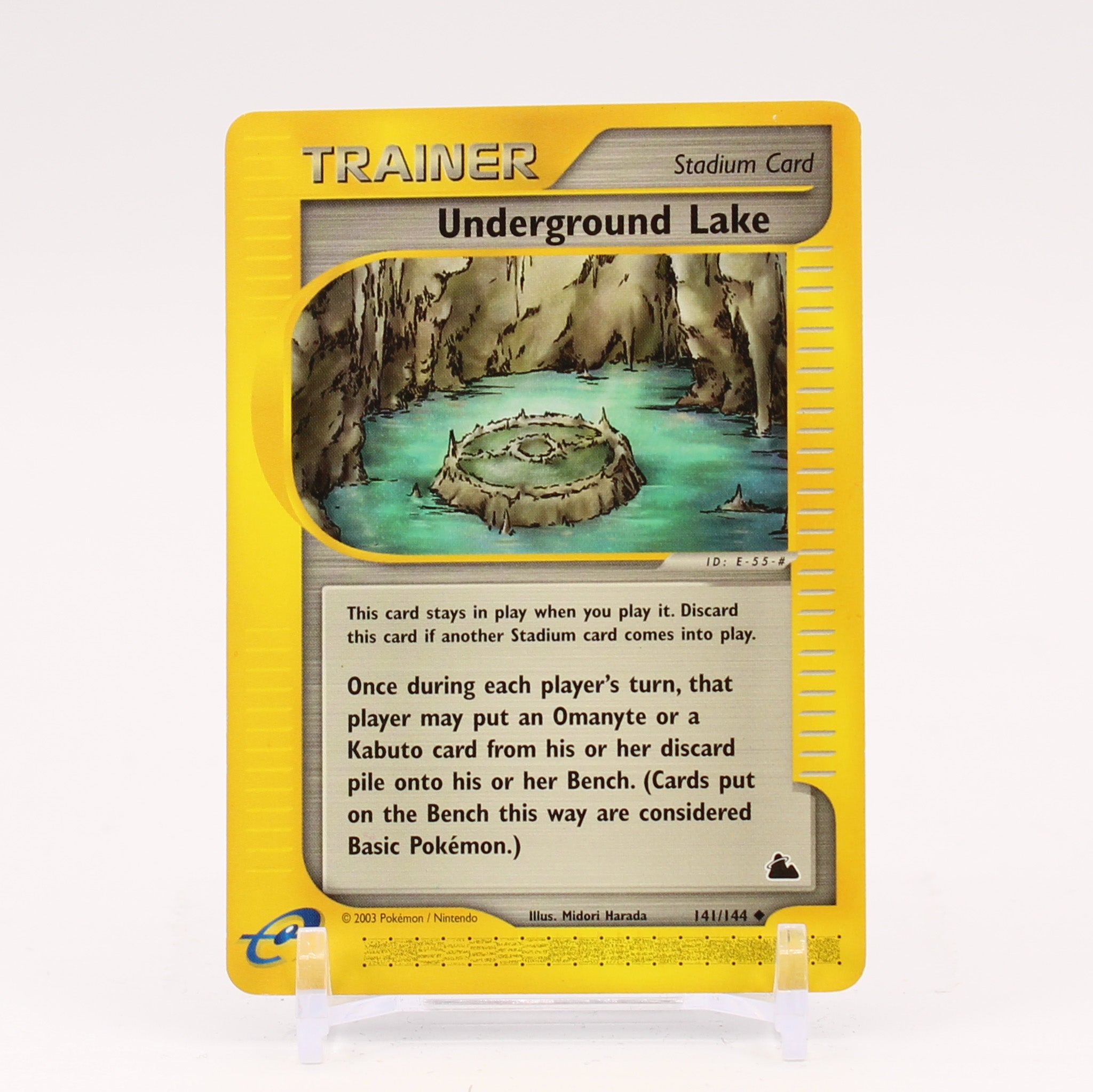 Underground Lake - 141/144 e-Reader Skyridge Trainer - NM