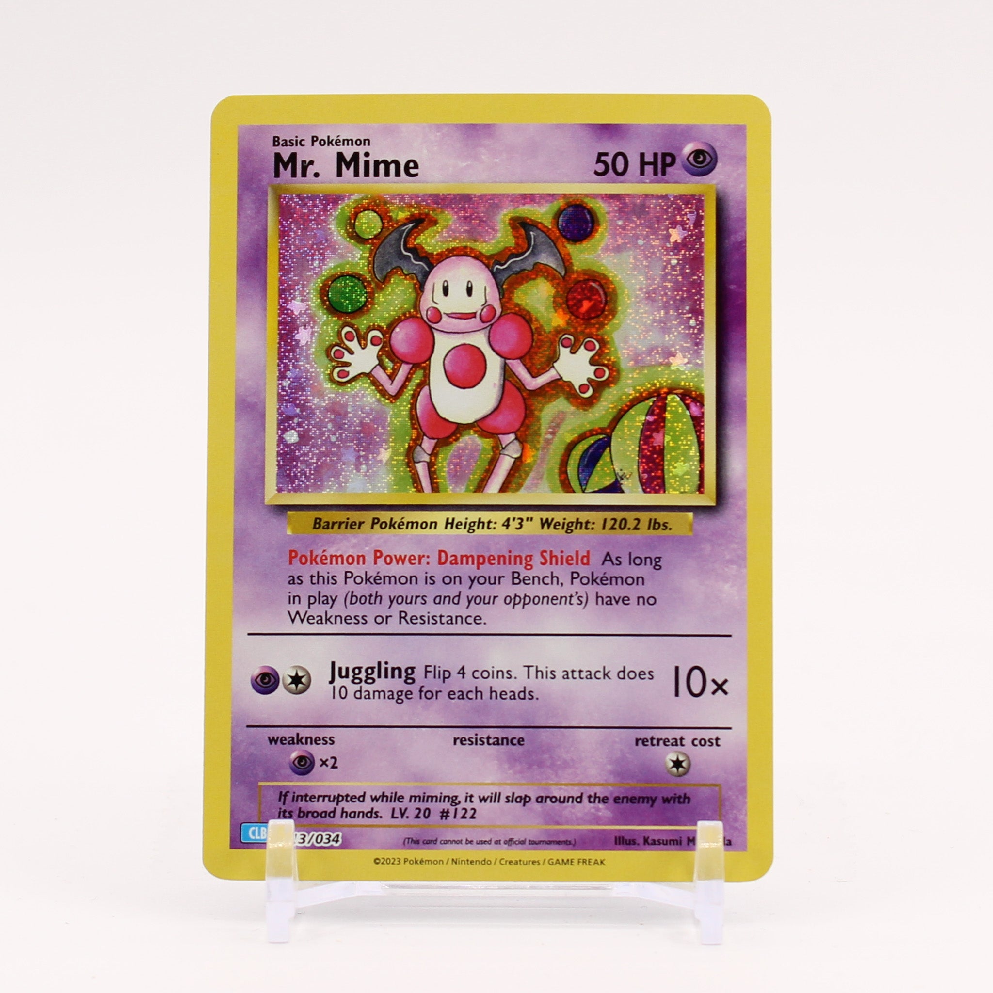 Mr. Mime - 013/034 CLB TCG Classic Pokemon - NM/MINT