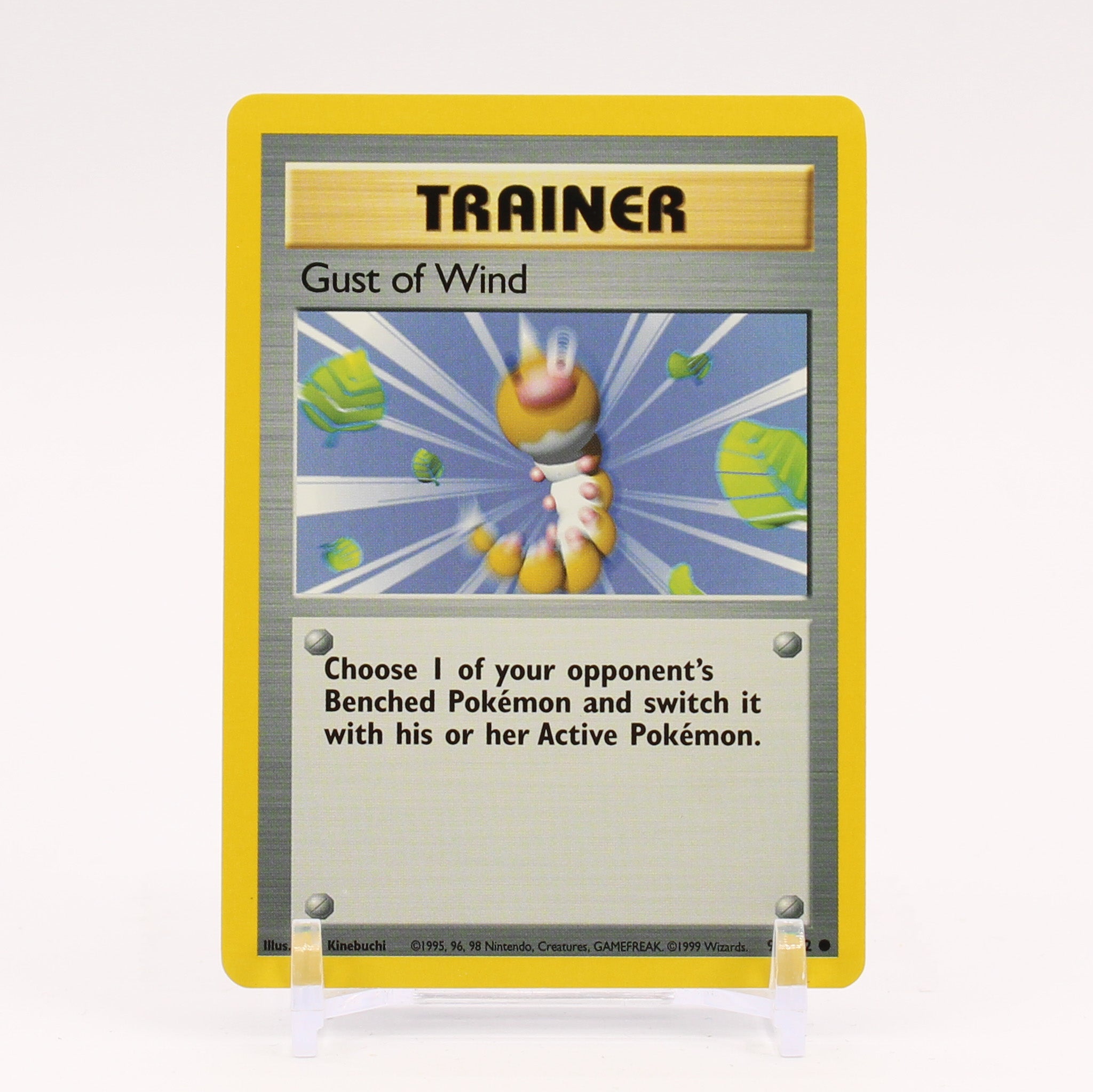 Gust Of Wind - 93/102 Base Set Unlimited Trainer - NM