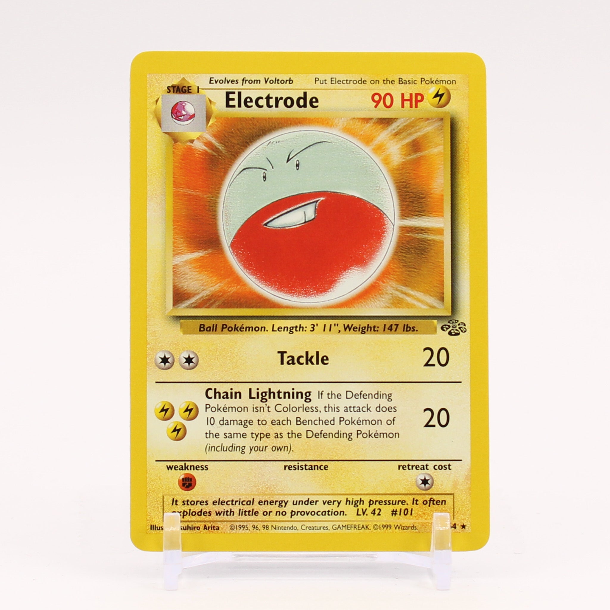 Electrode - 18/64 Jungle Unlimited Rare Pokemon - NM