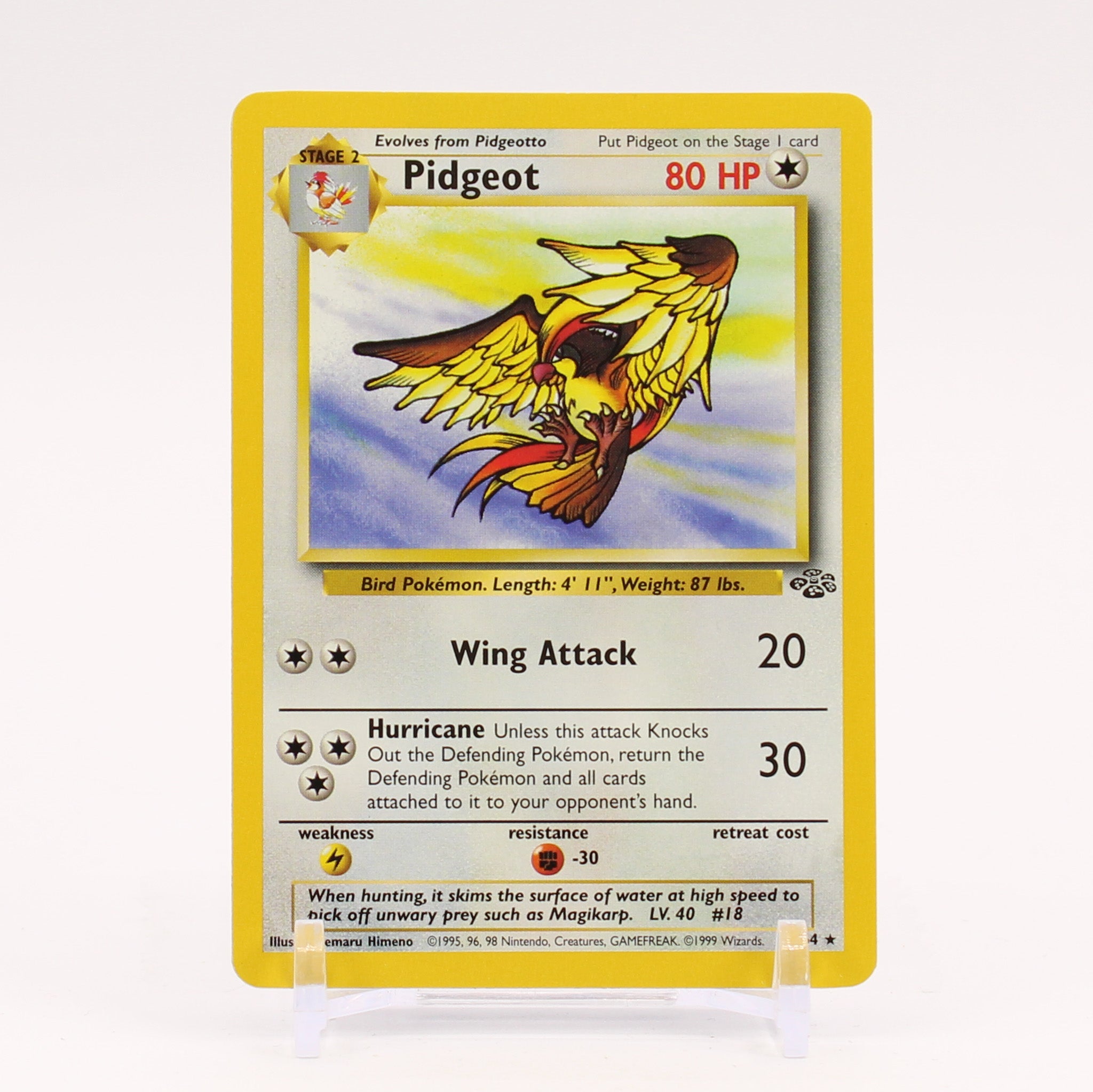 Pidgeot - 24/64 Jungle Unlimited Rare Pokemon - NM