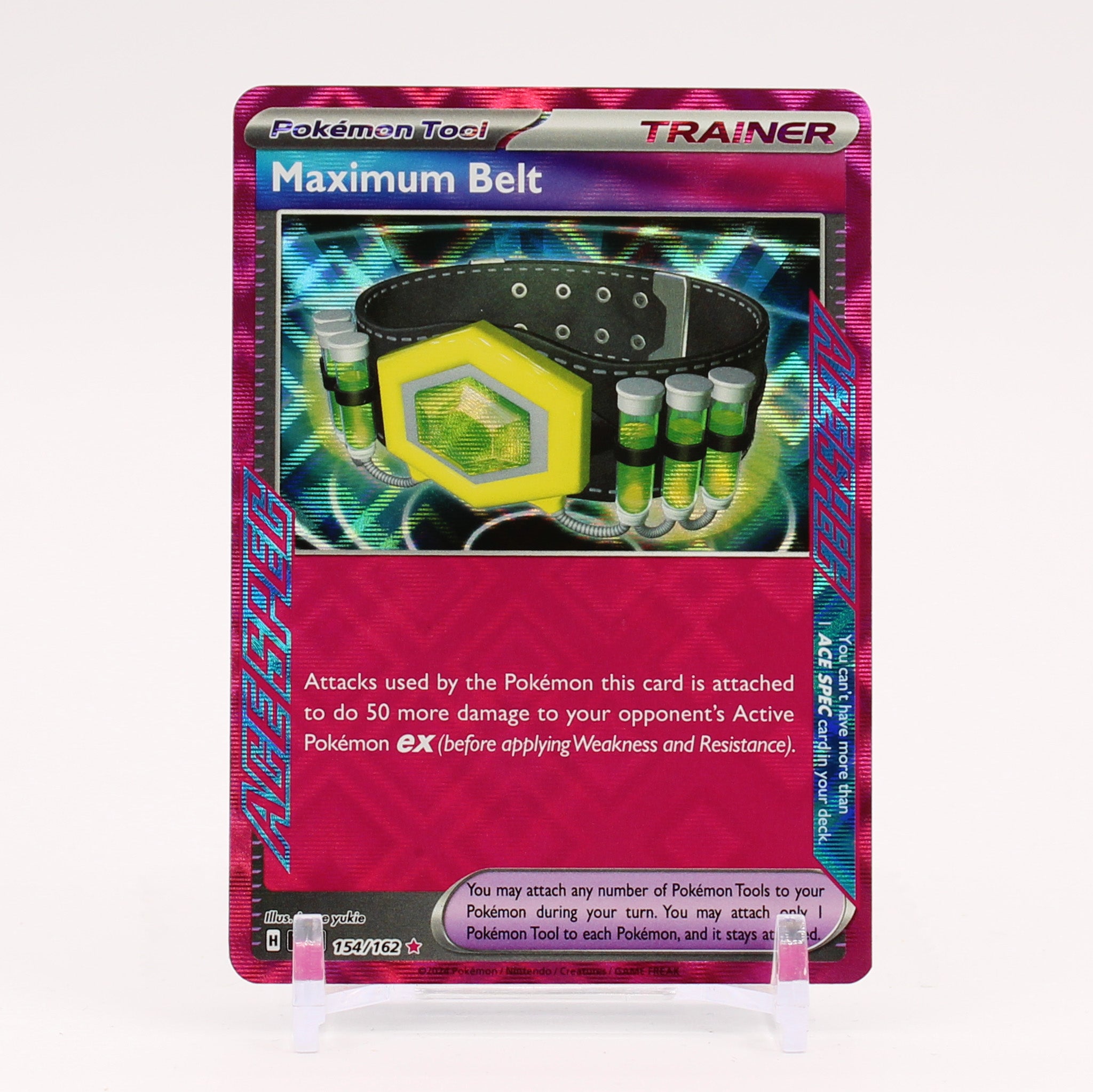 Maximum Belt - 154/162 Temporal Forces ACESPEC Holo Rare Pokemon - NM/MINT