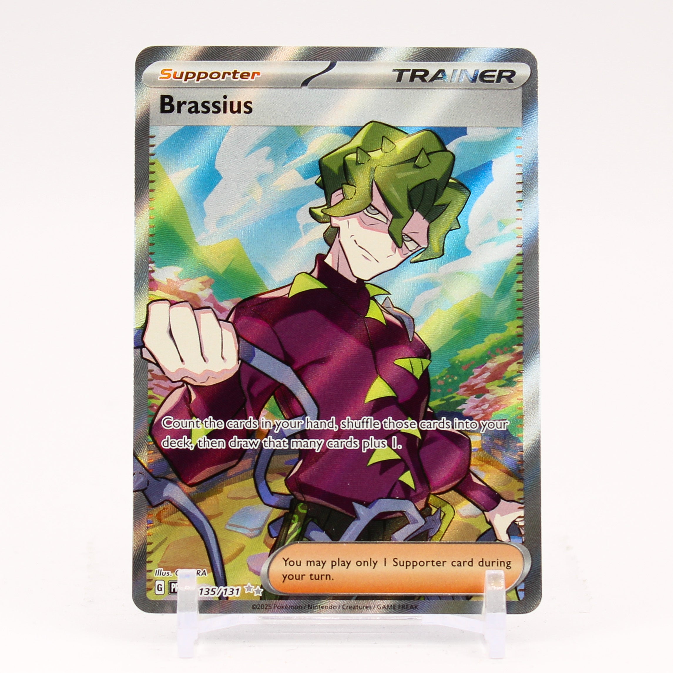 Brassius - 135/131 Prismatic Evolutions Full Art Trainer - NM/MINT