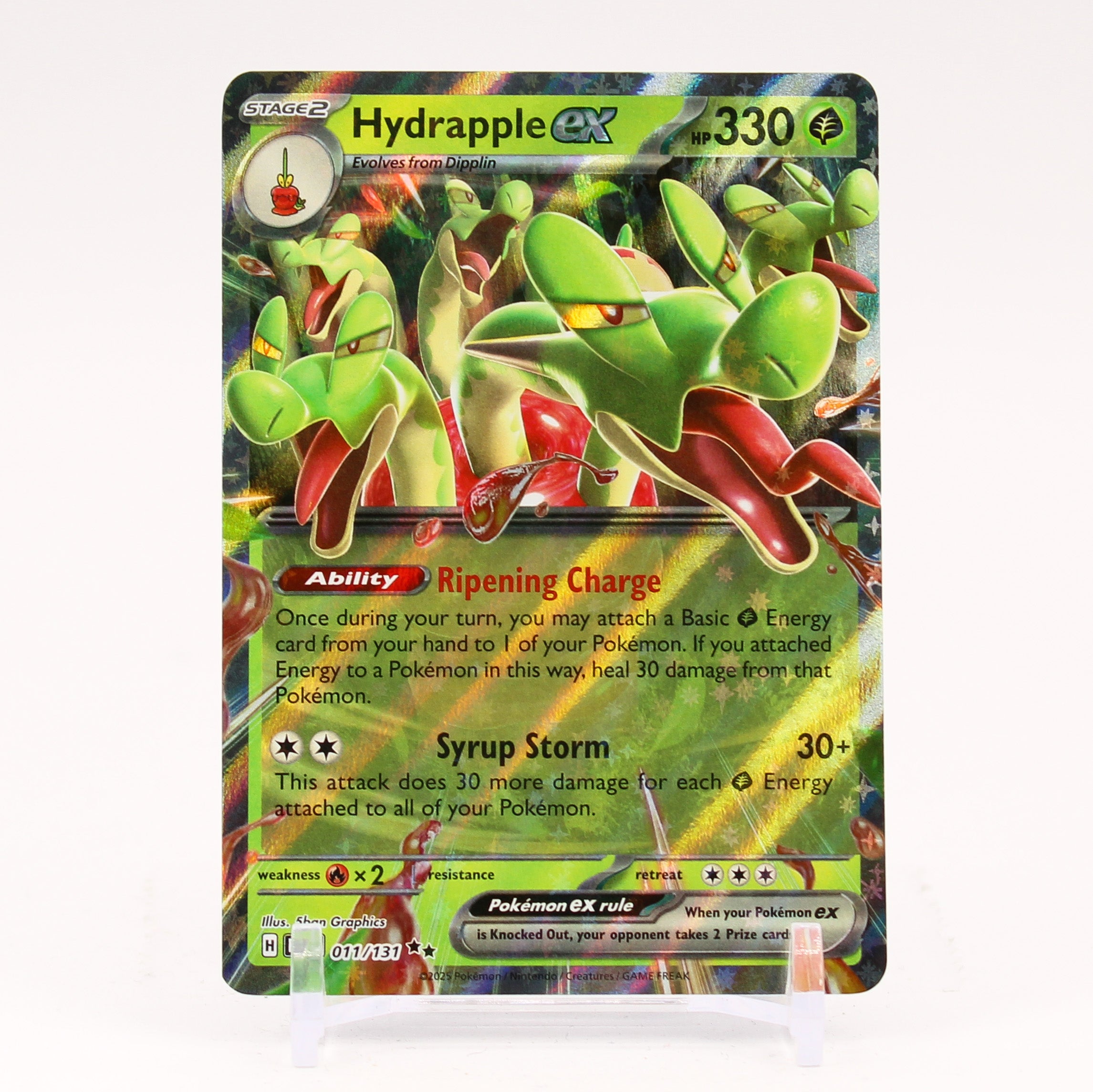 Hydrapple ex - 011/131 Prismatic Evolutions Double Rare Pokemon - NM/MINT