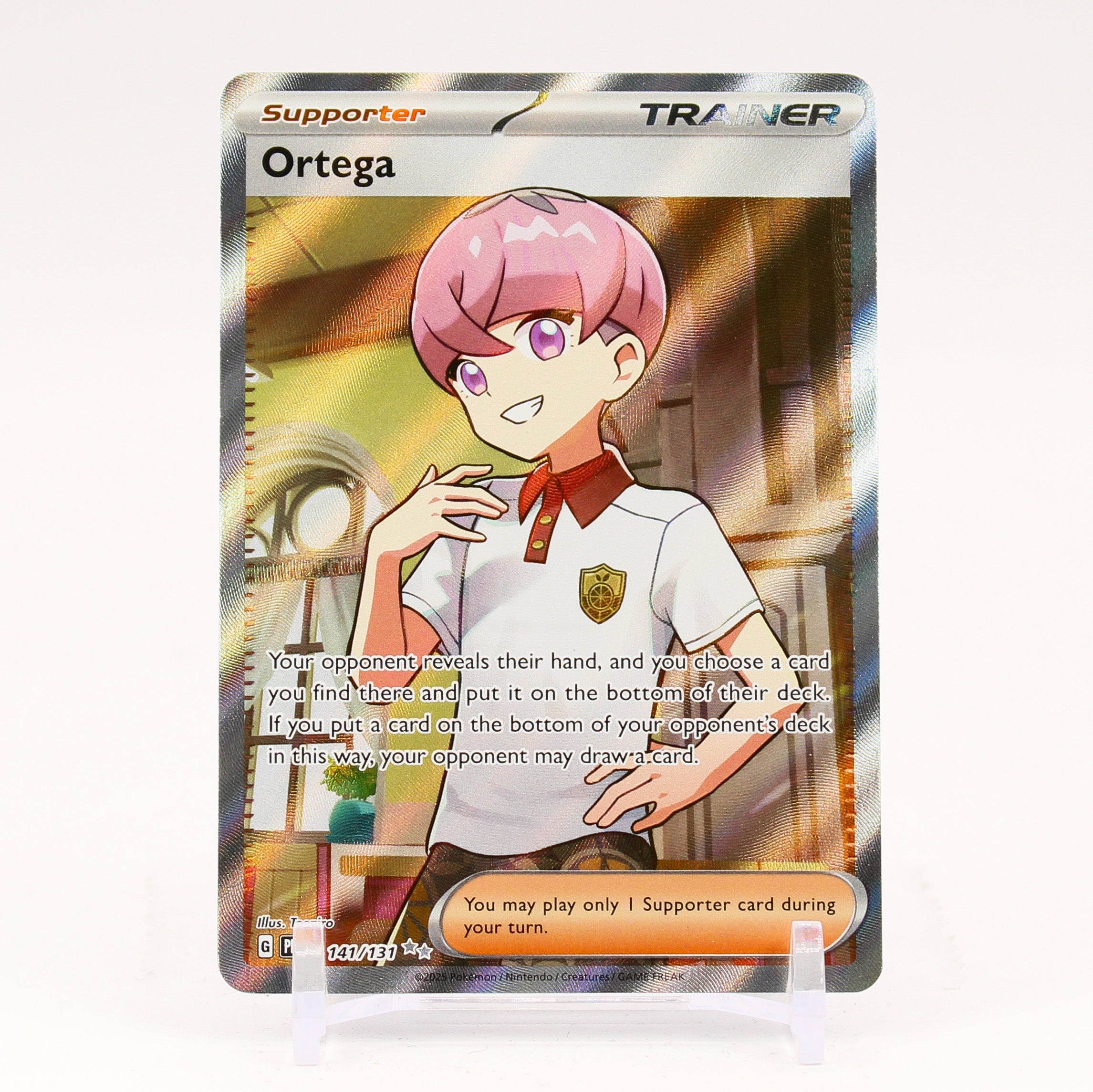 Ortega - 141/131 Prismatic Evolutions Full Art Trainer - NM/MINT